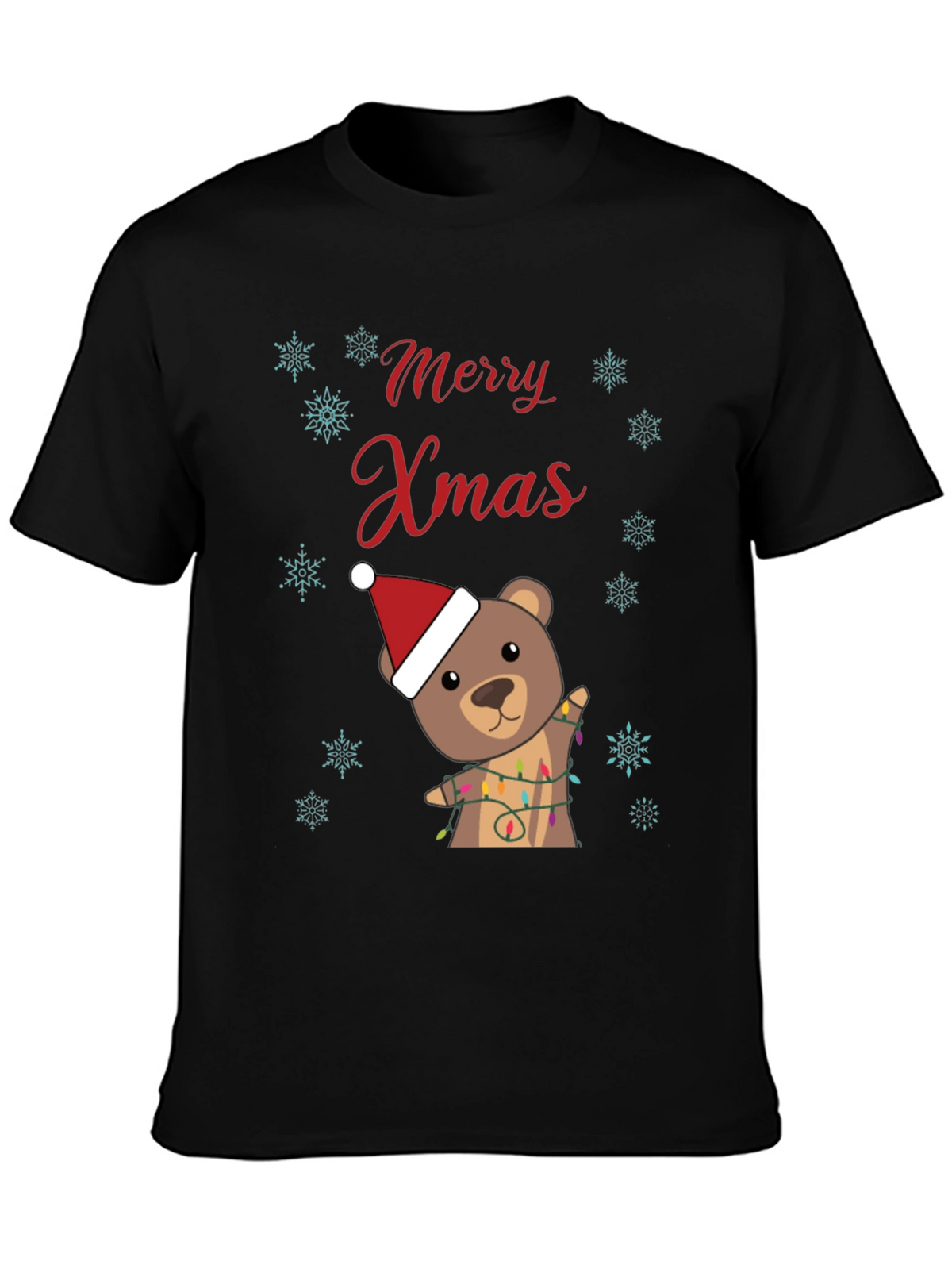Festive Merry Xmas Bear T-Shirt