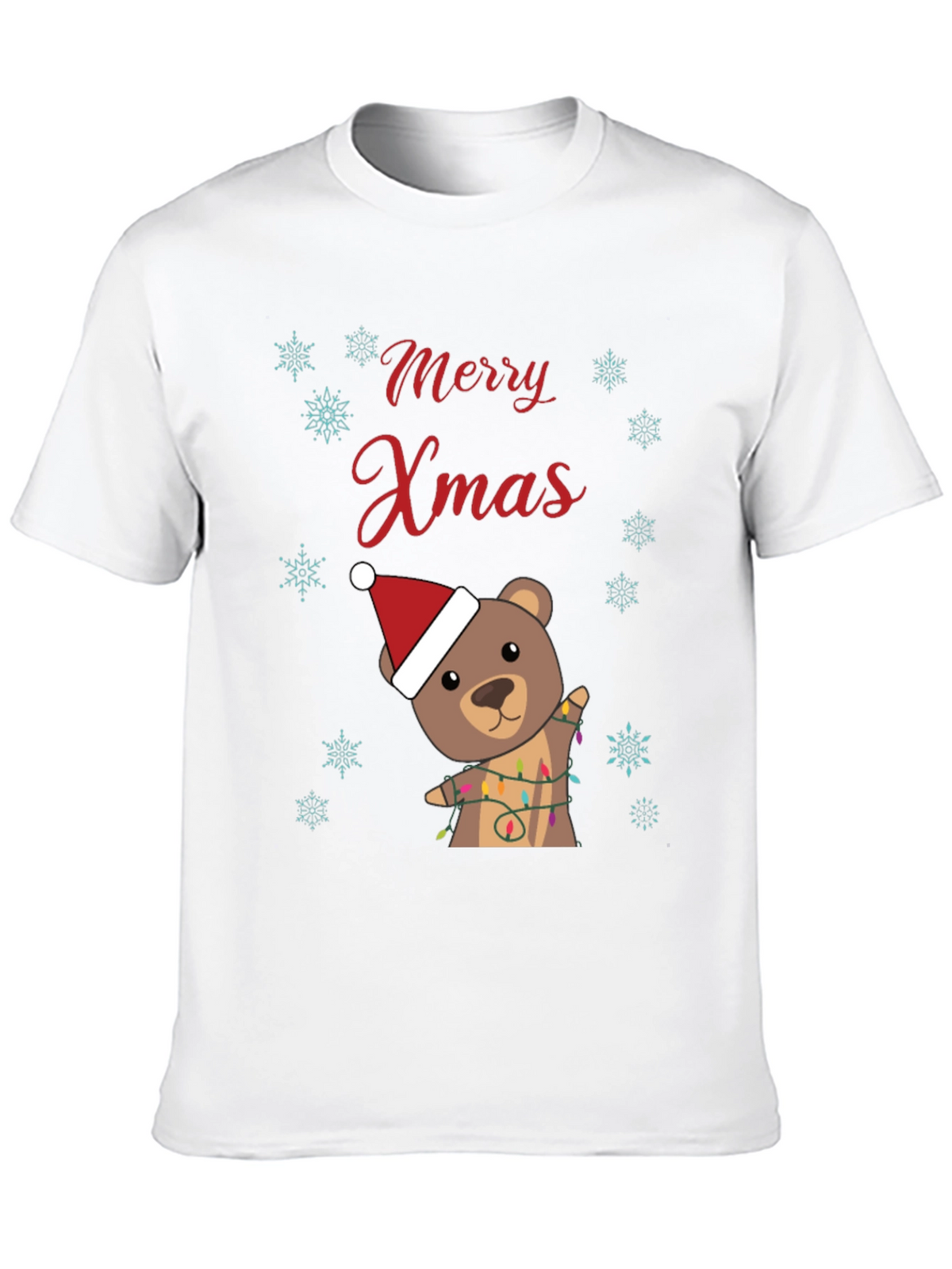 Festive Merry Xmas Bear T-Shirt