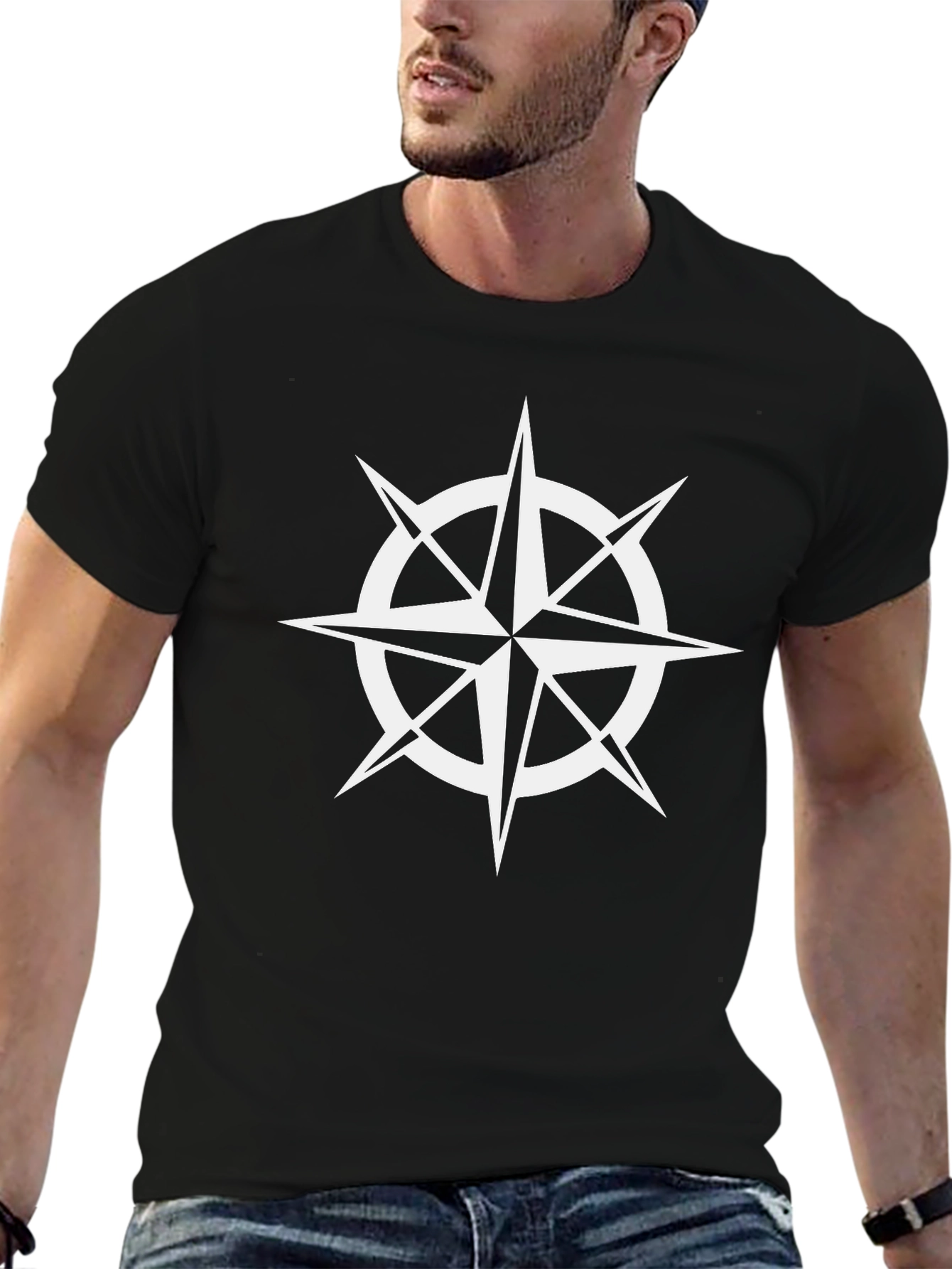 Compass Graphic Tee - Classic Nautical Design