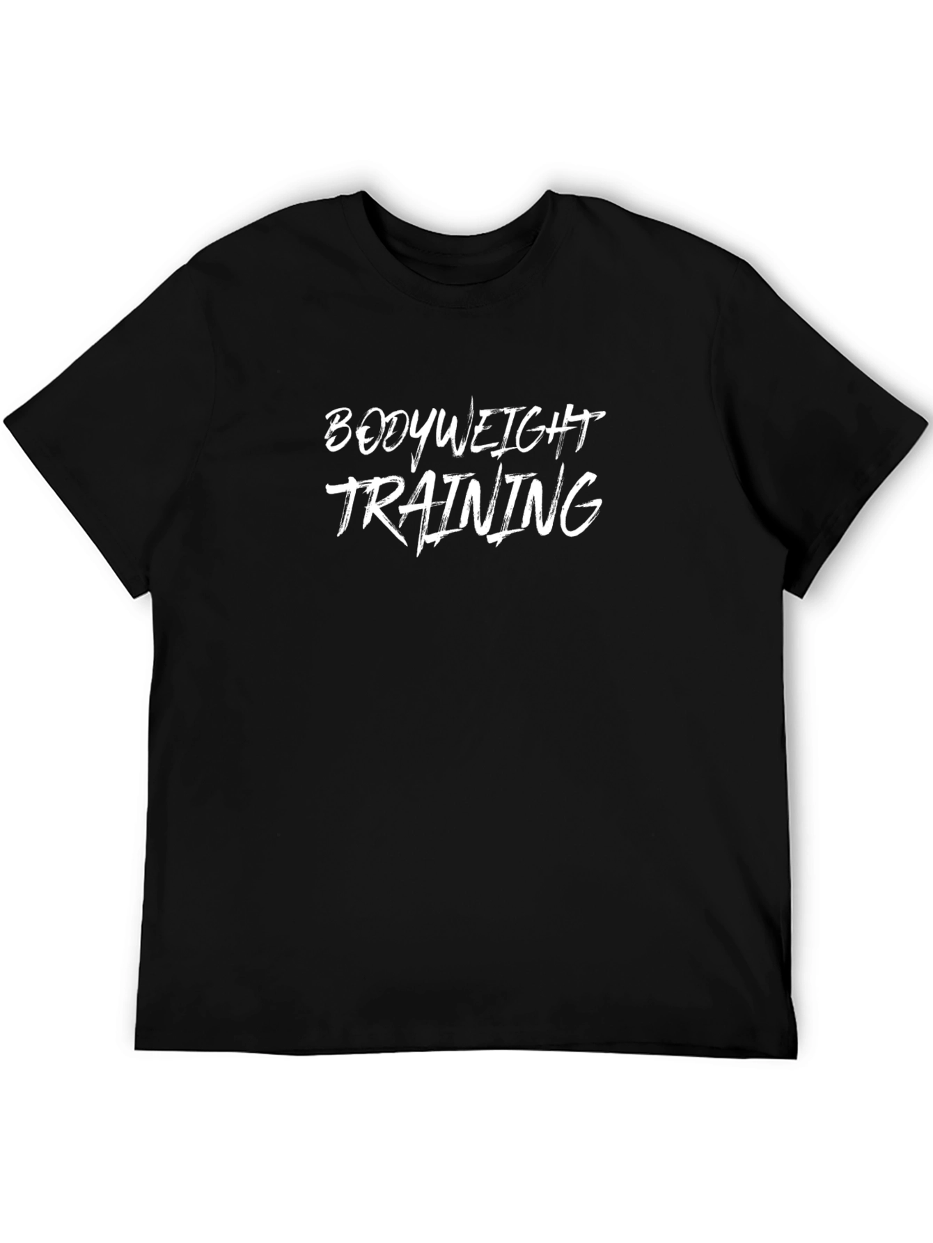 Bodyweight Training Black Graphic Tee