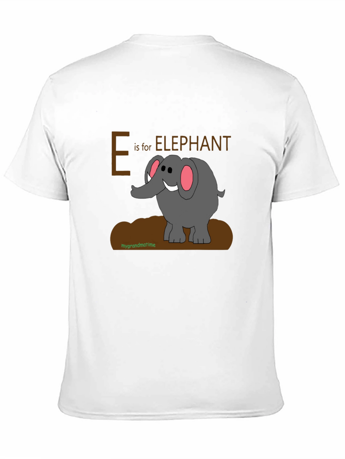 E is for Elephant Graphic T-Shirt