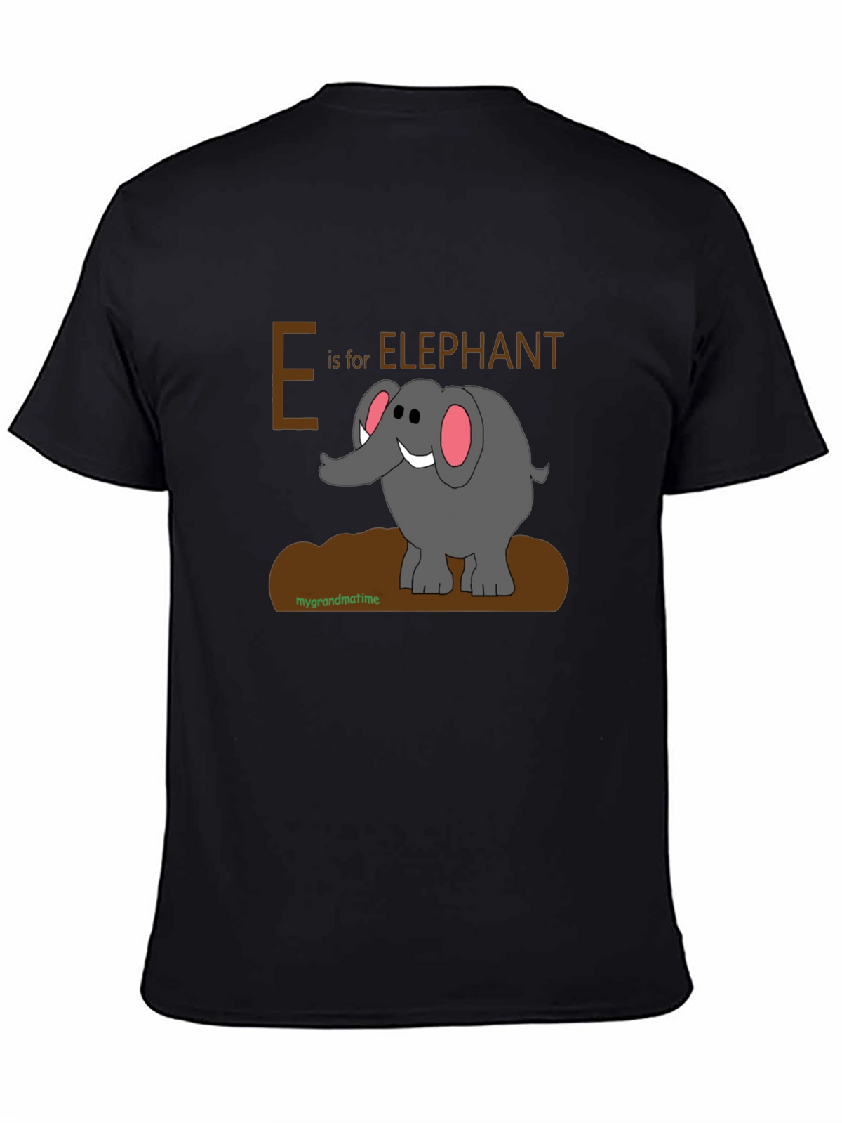E is for Elephant Graphic T-Shirt