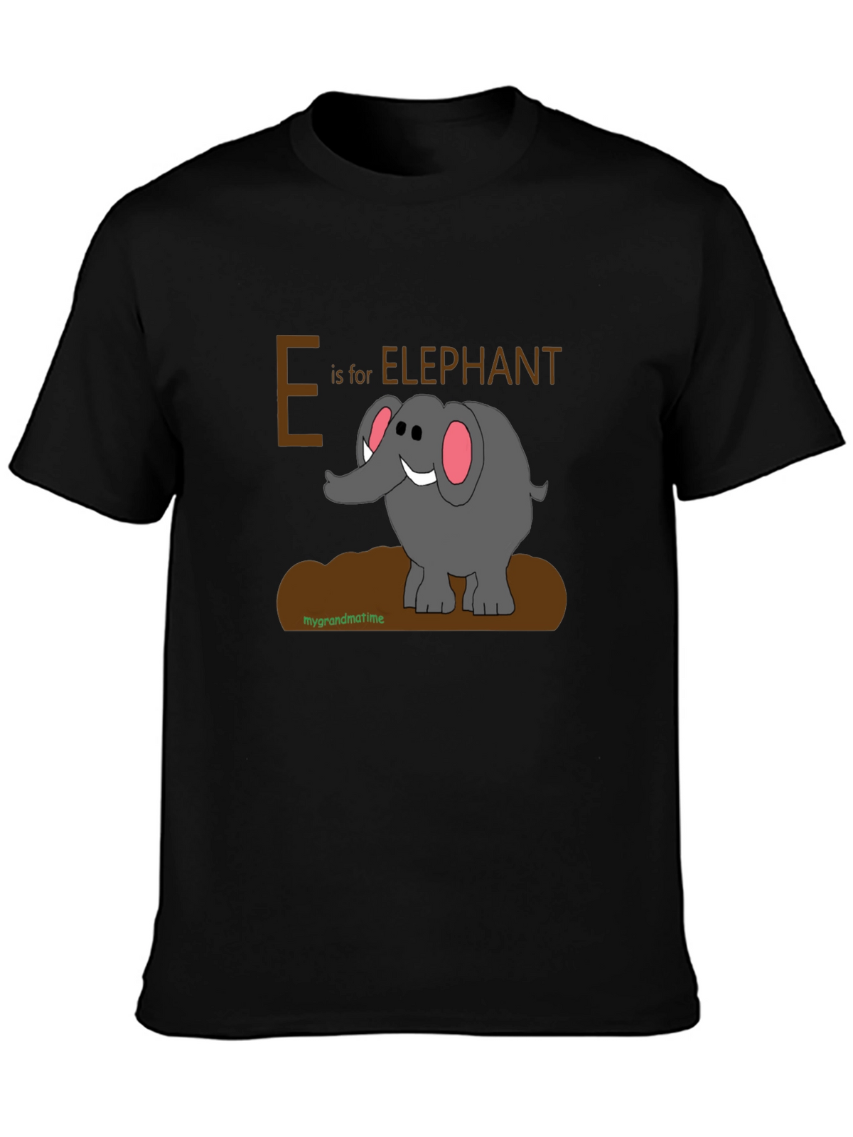 E is for Elephant Graphic T-Shirt