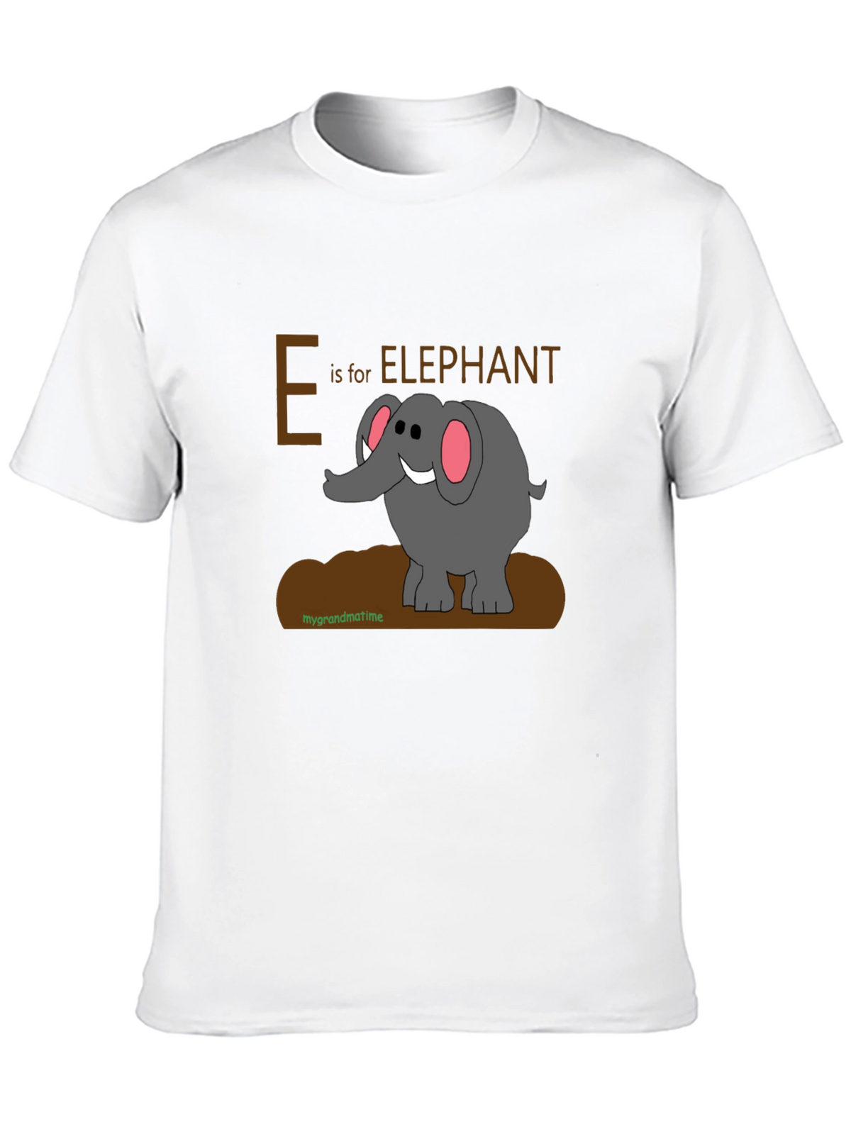 E is for Elephant Graphic T-Shirt