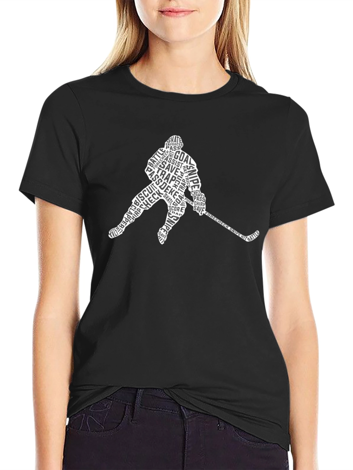 Hockey Word Art T-Shirt