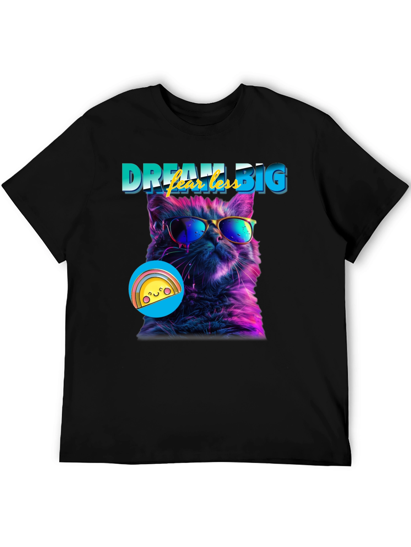 Dream Big Cat T-Shirt - Cool Cat Tee