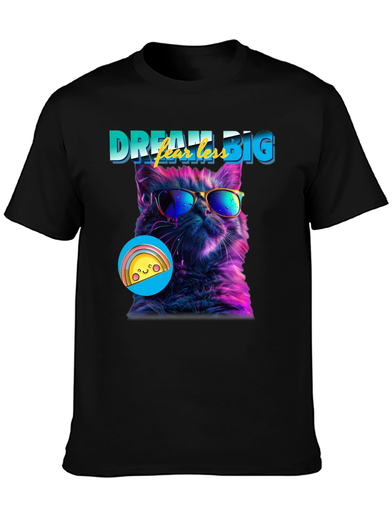 Dream Big Cat T-Shirt - Cool Cat Tee