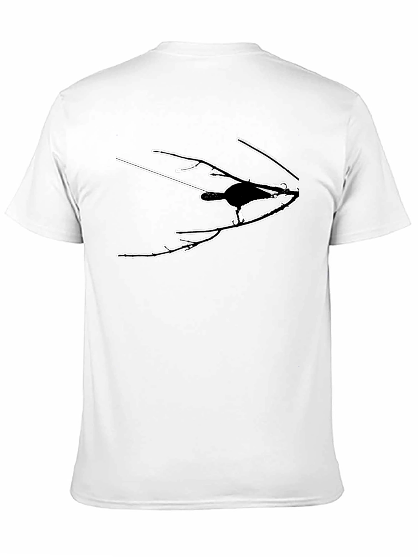 Modern Crow Silhouette T-Shirt