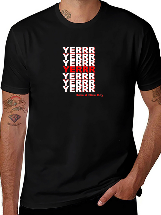 YERRR Graphic Tee - Trendy Streetwear T-Shirt