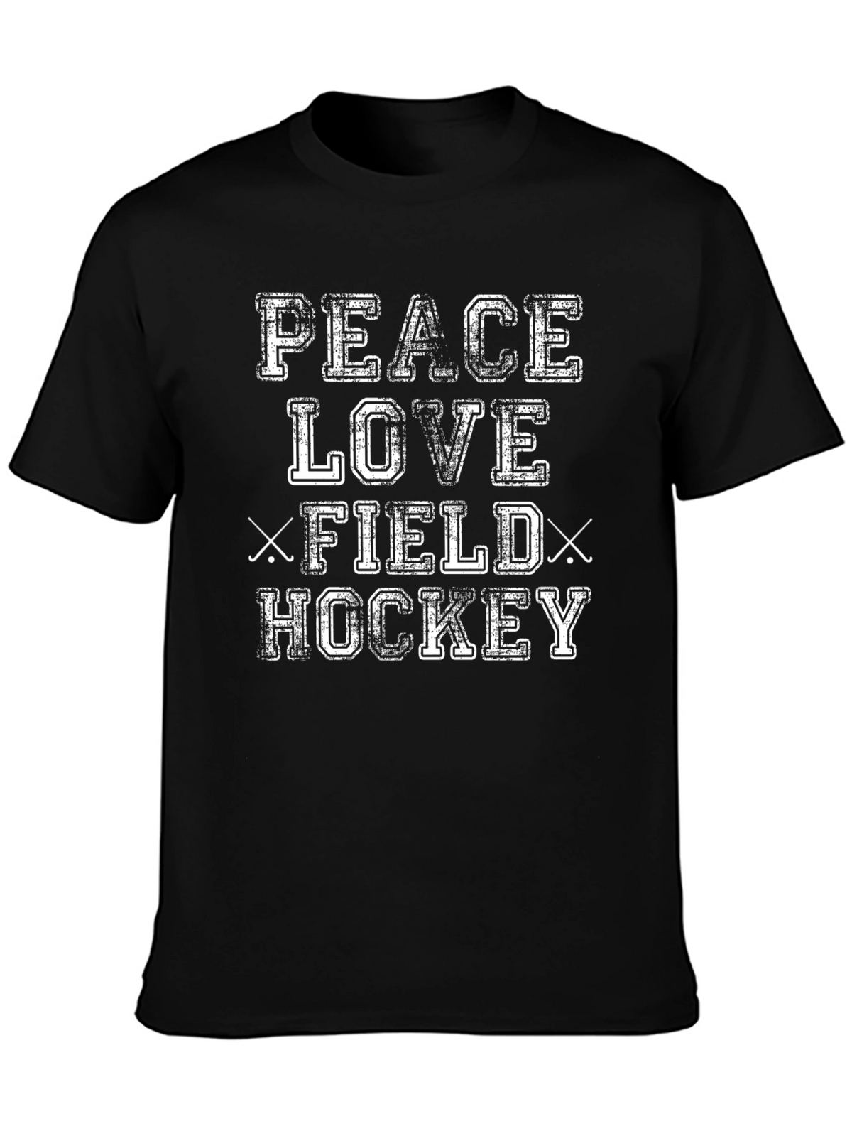 Peace Love Field Hockey Graphic Tee