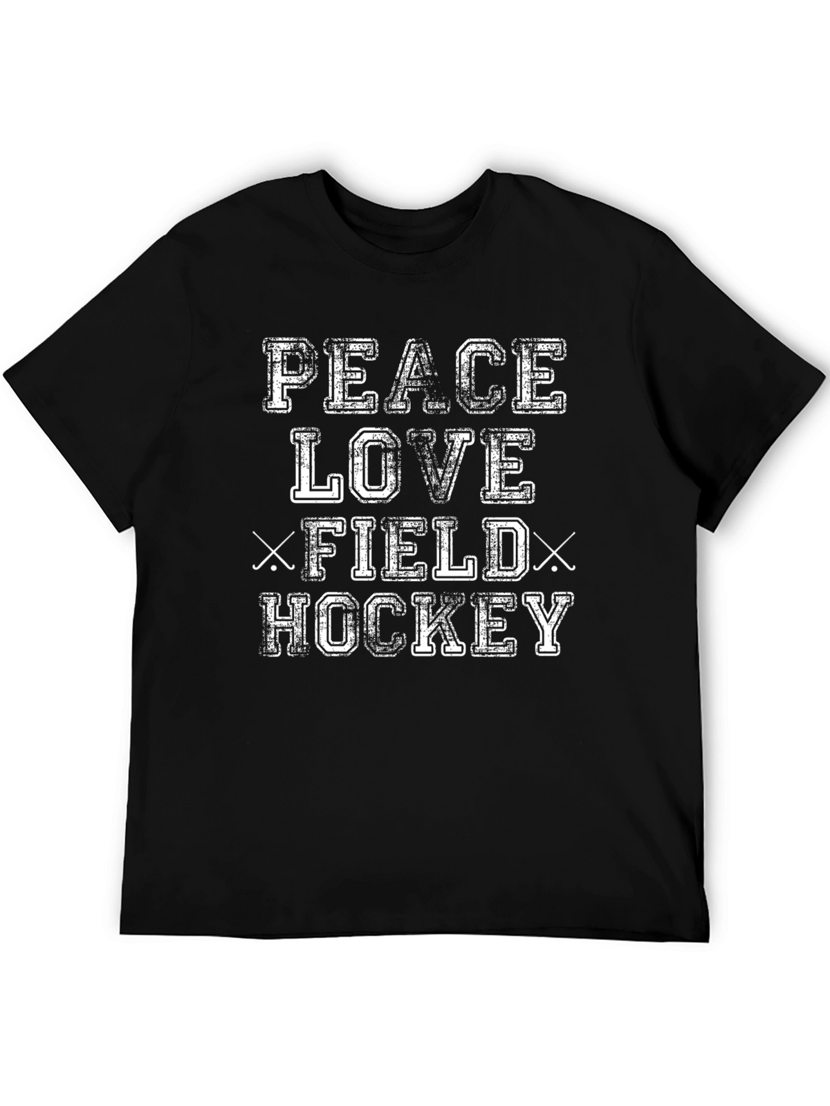 Peace Love Field Hockey Graphic Tee
