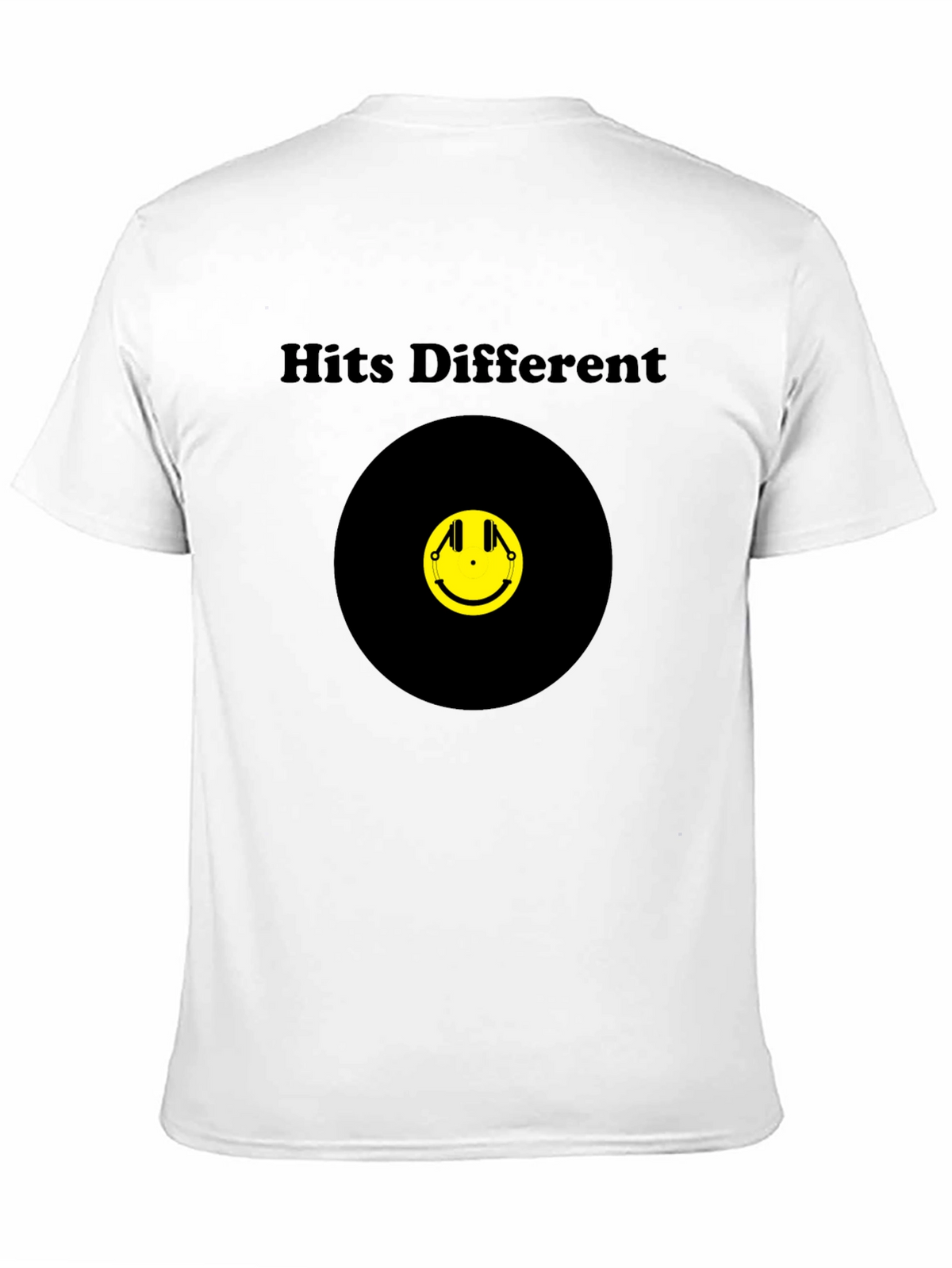 Hits Different Smiley Face Graphic Tee