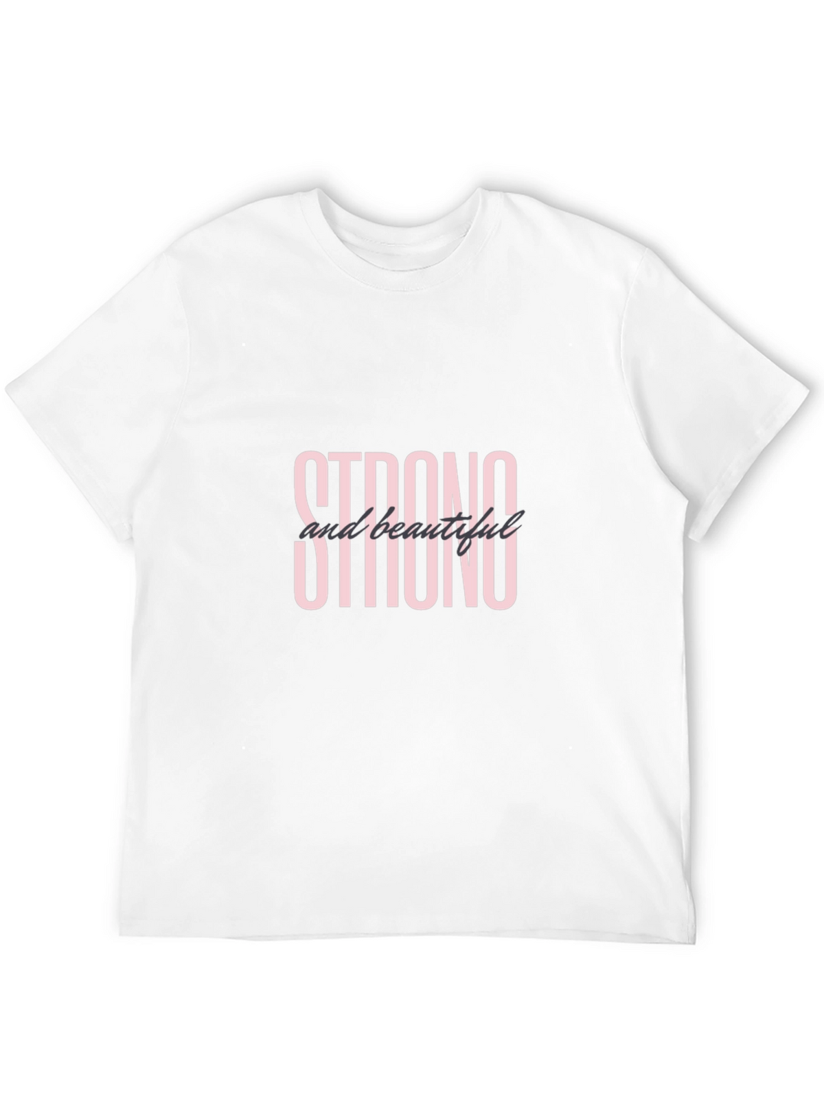 Strong and Beautiful Black Graphic Tee