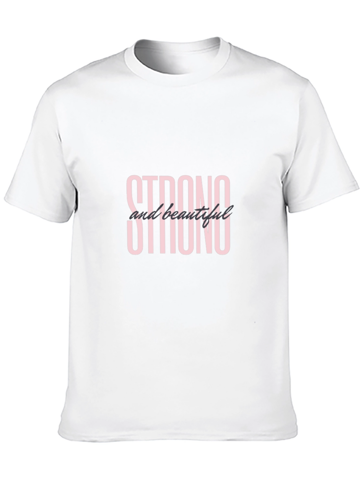 Strong and Beautiful Black Graphic Tee