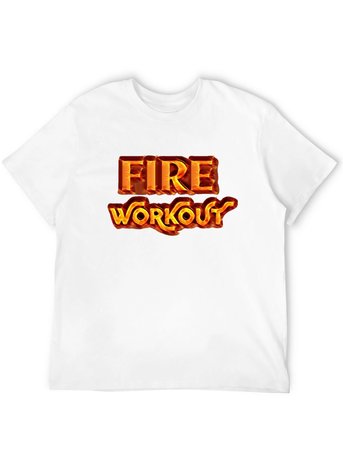 Fire Workout Graphic T-Shirt