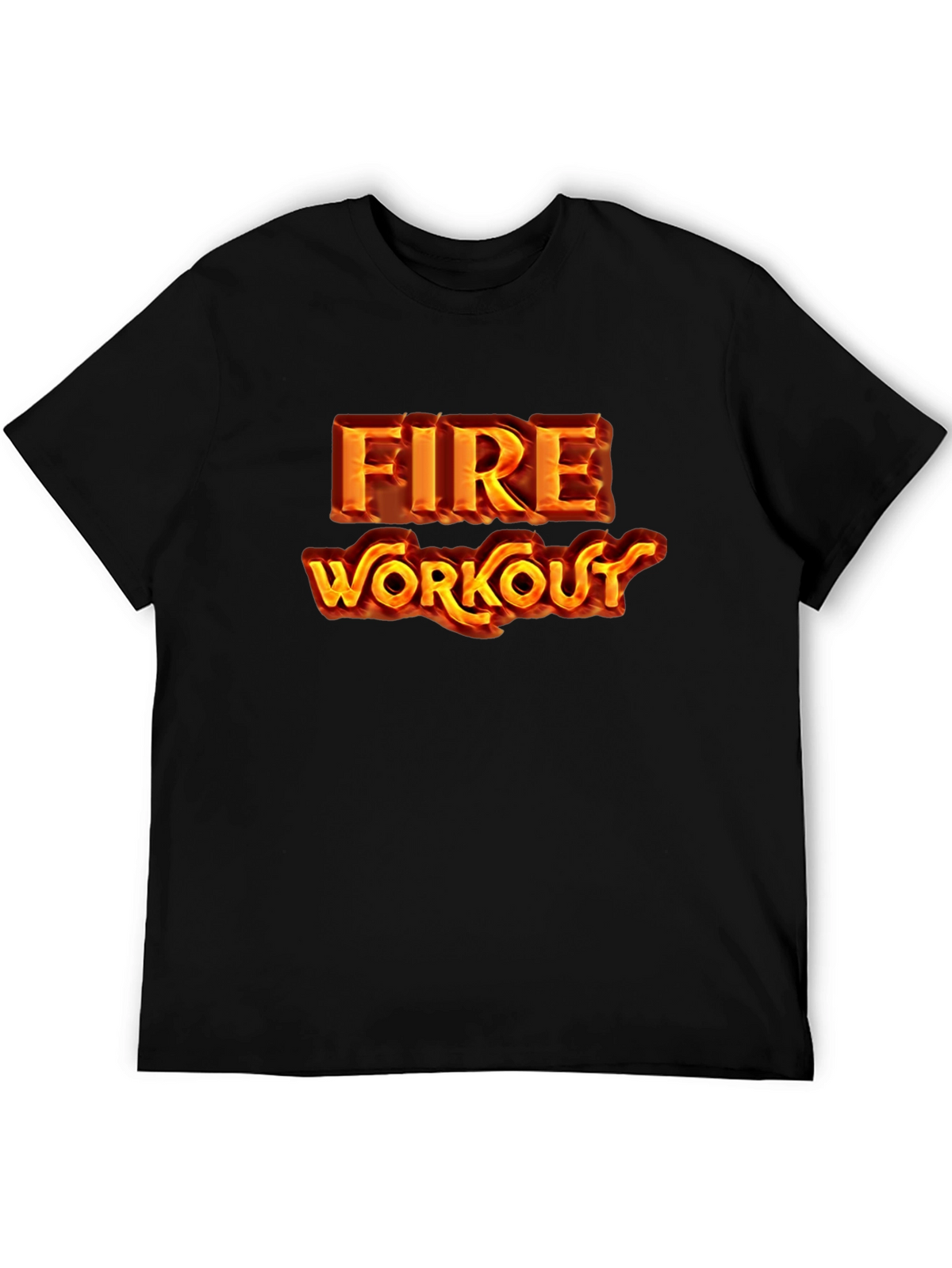 Fire Workout Graphic T-Shirt