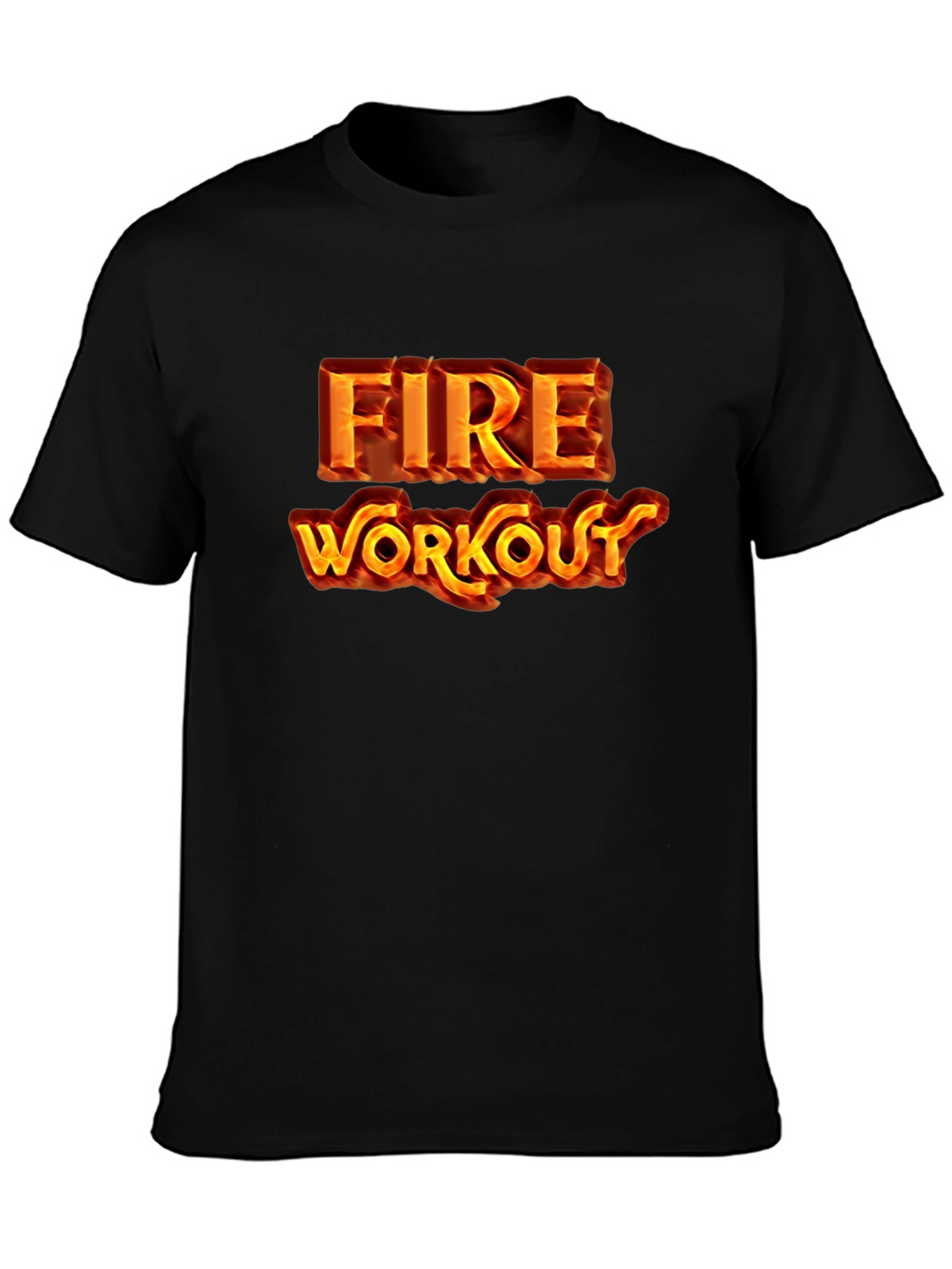 Fire Workout Graphic T-Shirt