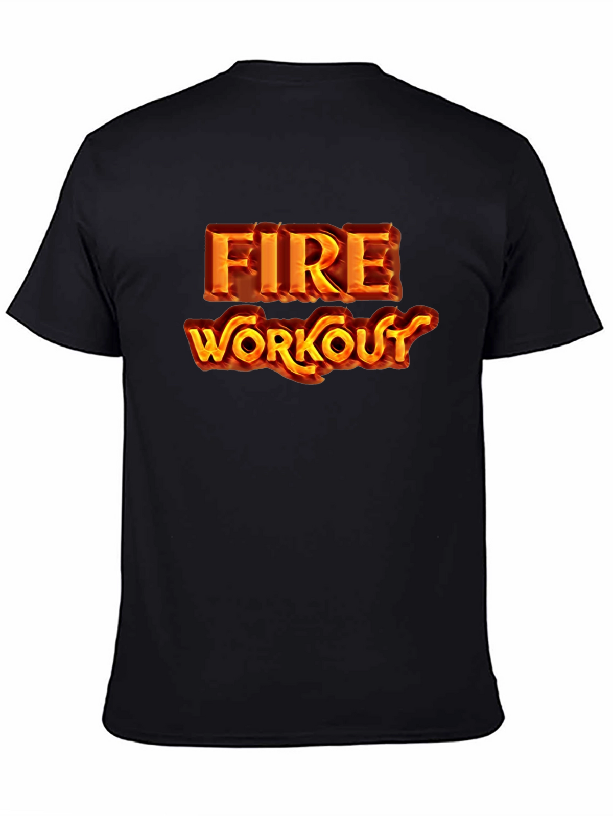 Fire Workout Graphic T-Shirt
