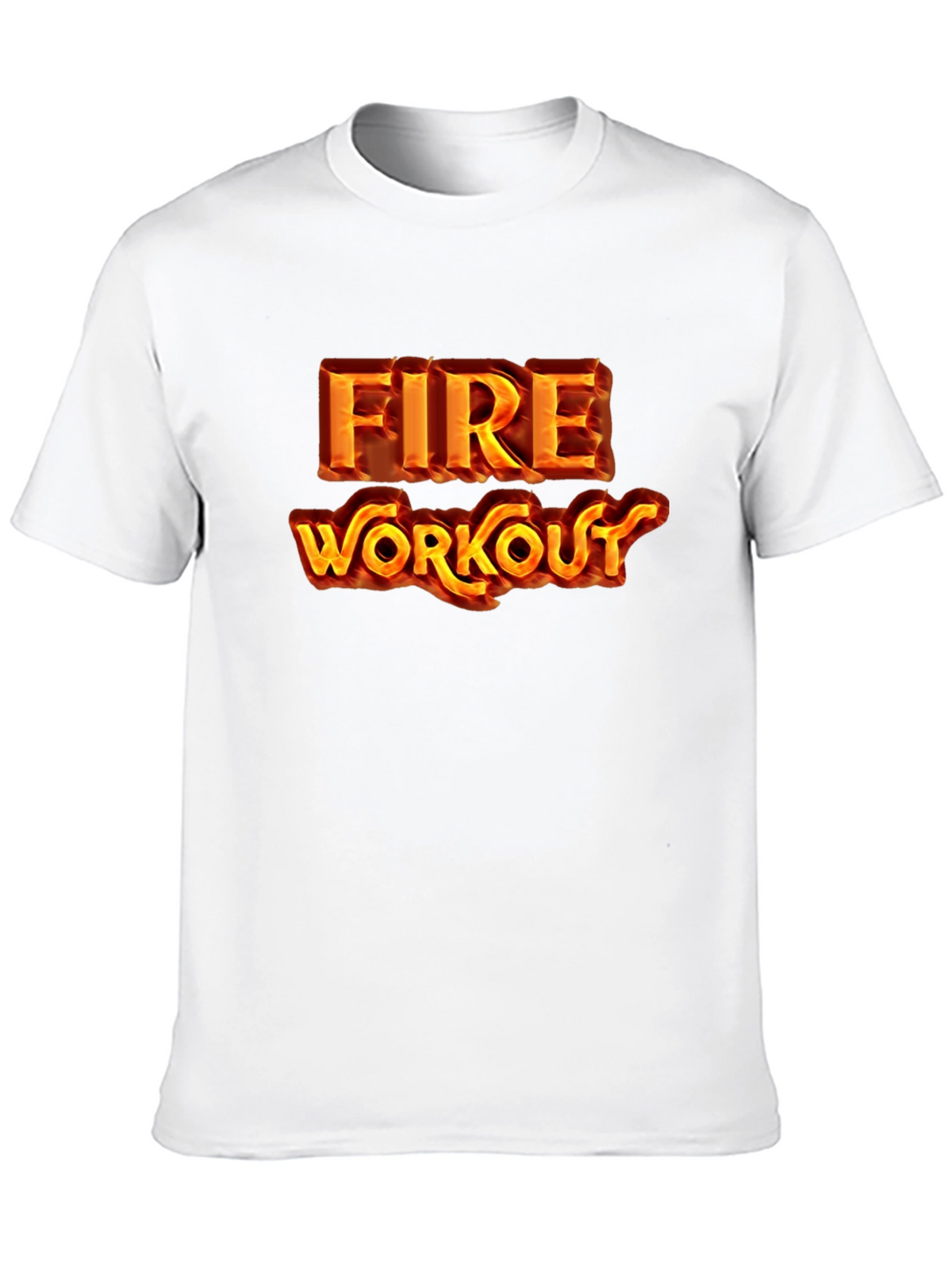 Fire Workout Graphic T-Shirt