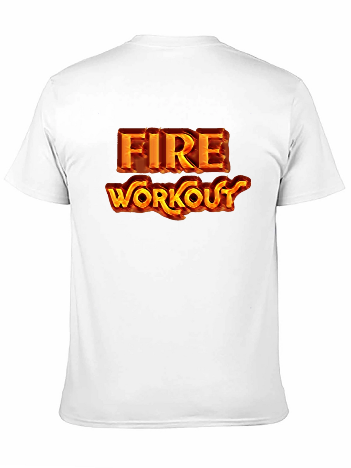 Fire Workout Graphic T-Shirt