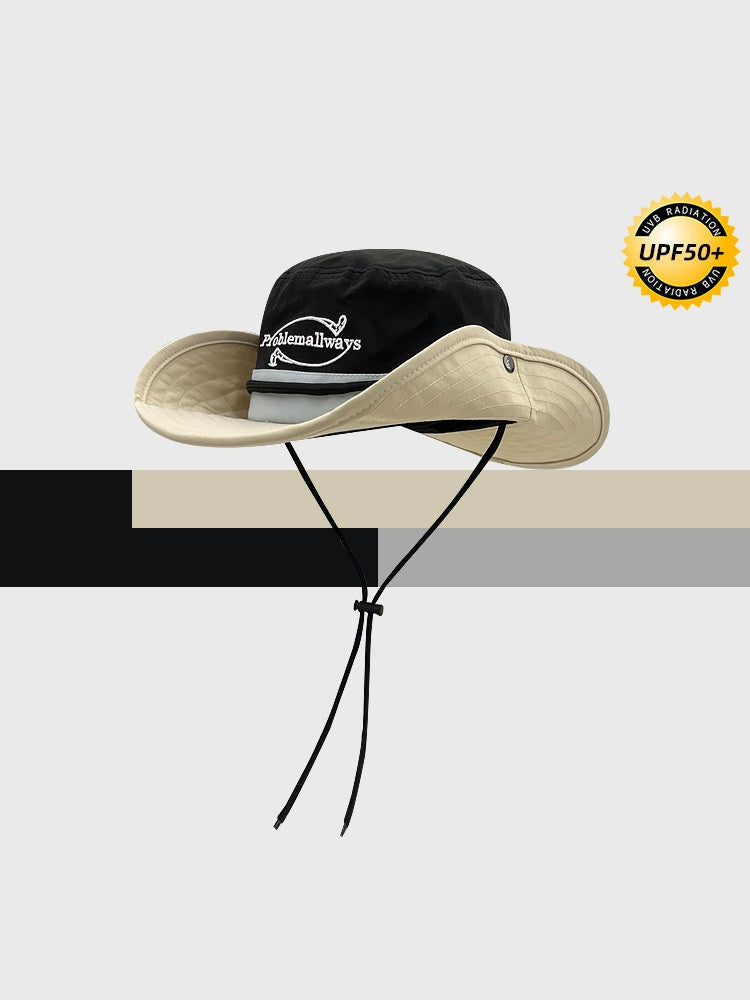 Versatile Outdoor Sun Protection Cowboy Hat for Camping & Fishing