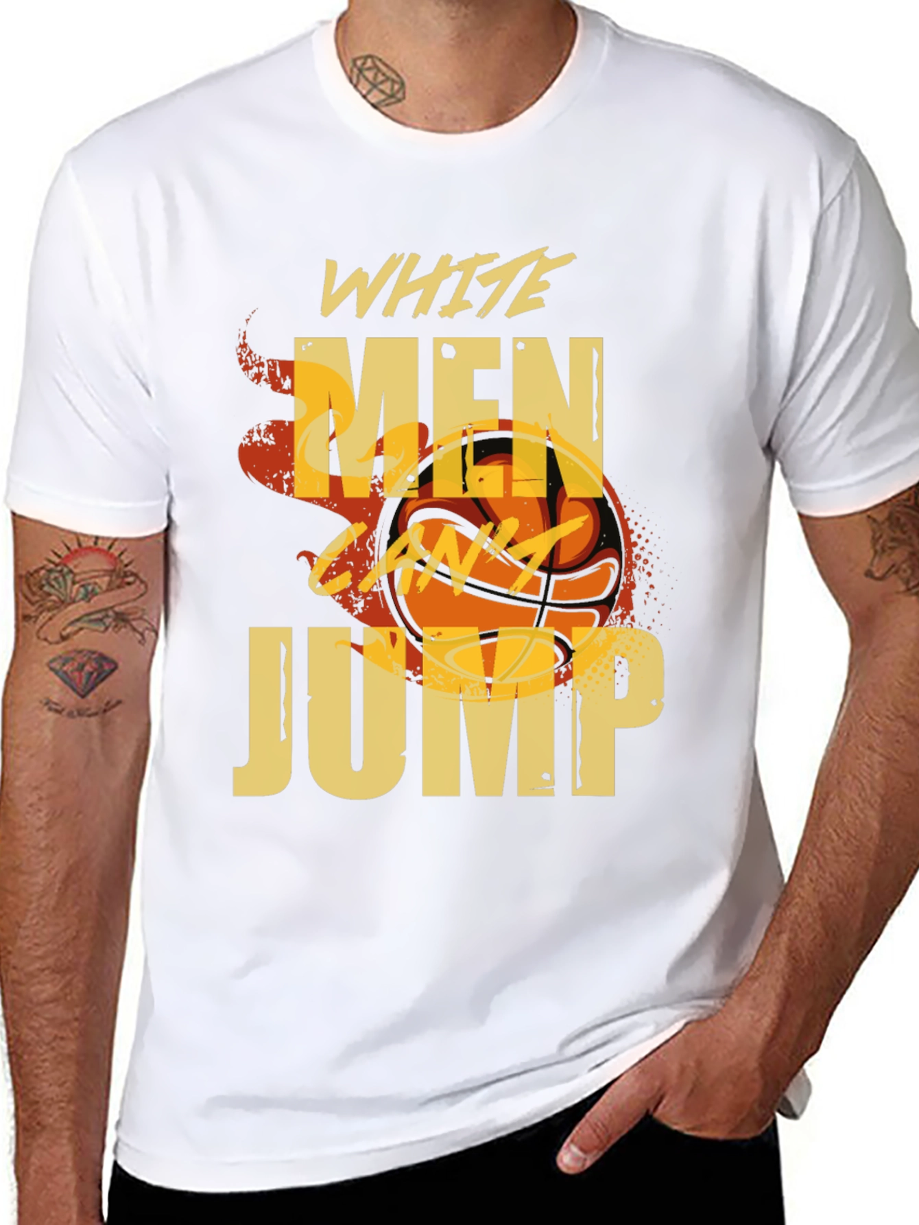 White Men Cant Jump Graphic T-Shirt