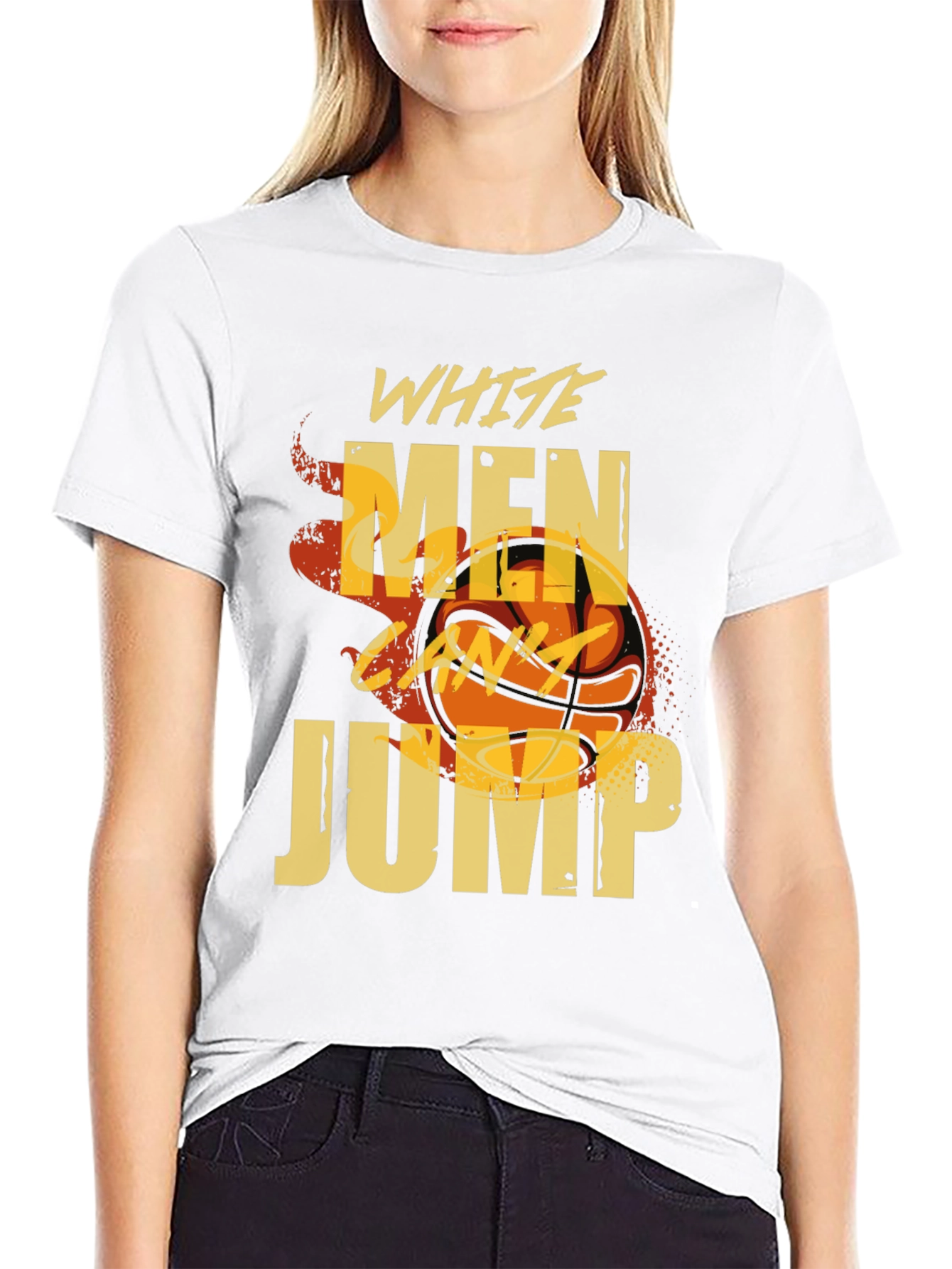 White Men Cant Jump Graphic T-Shirt