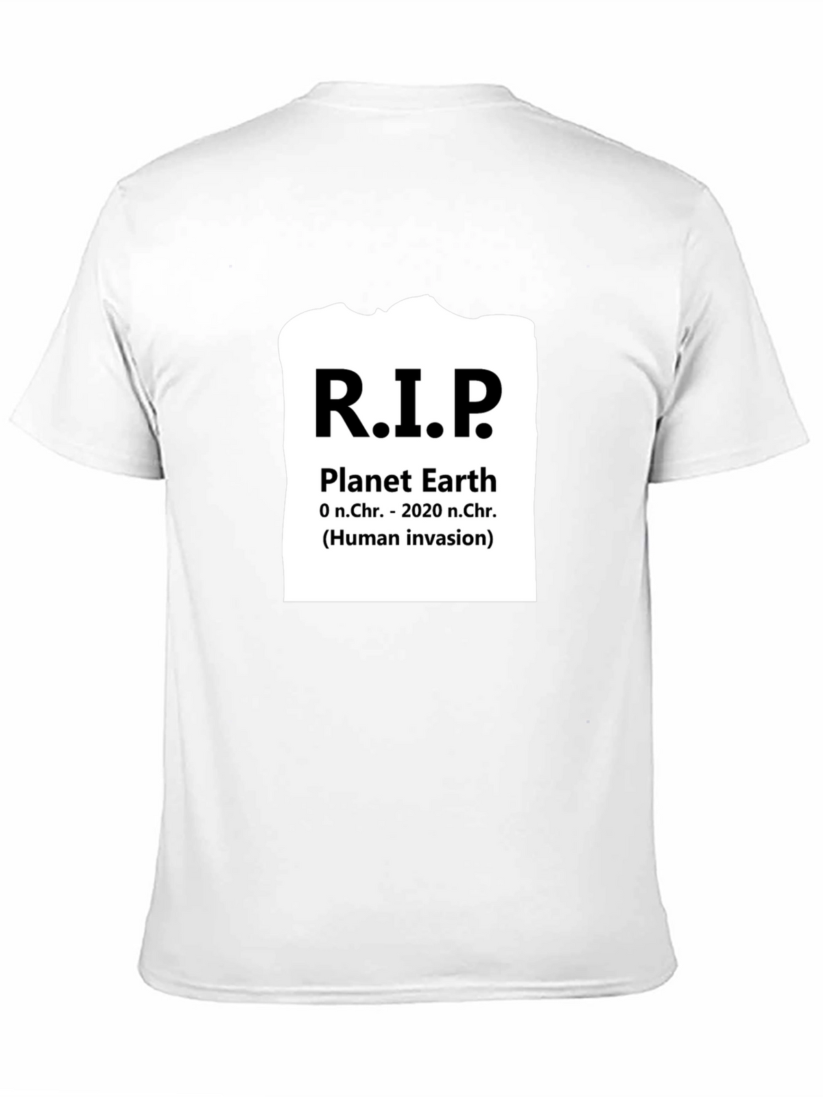 R.I.P. Planet Earth Graphic Tee - Eco Awareness