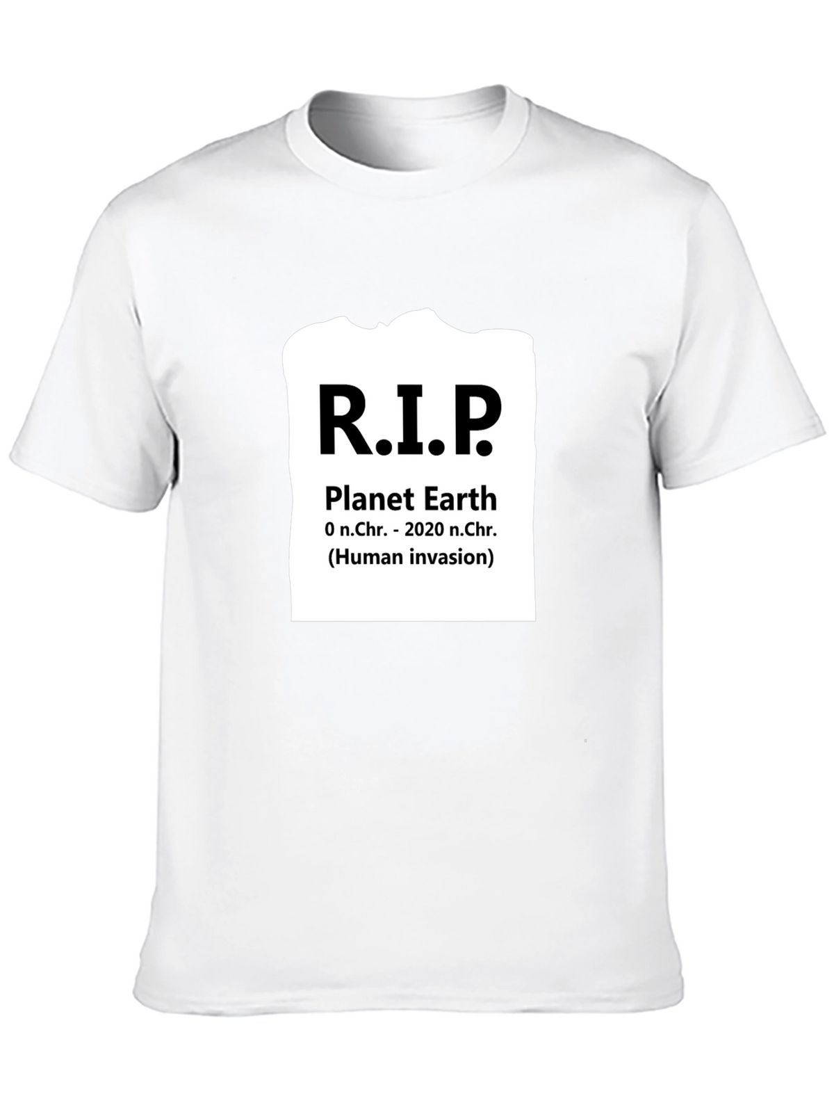 R.I.P. Planet Earth Graphic Tee - Eco Awareness