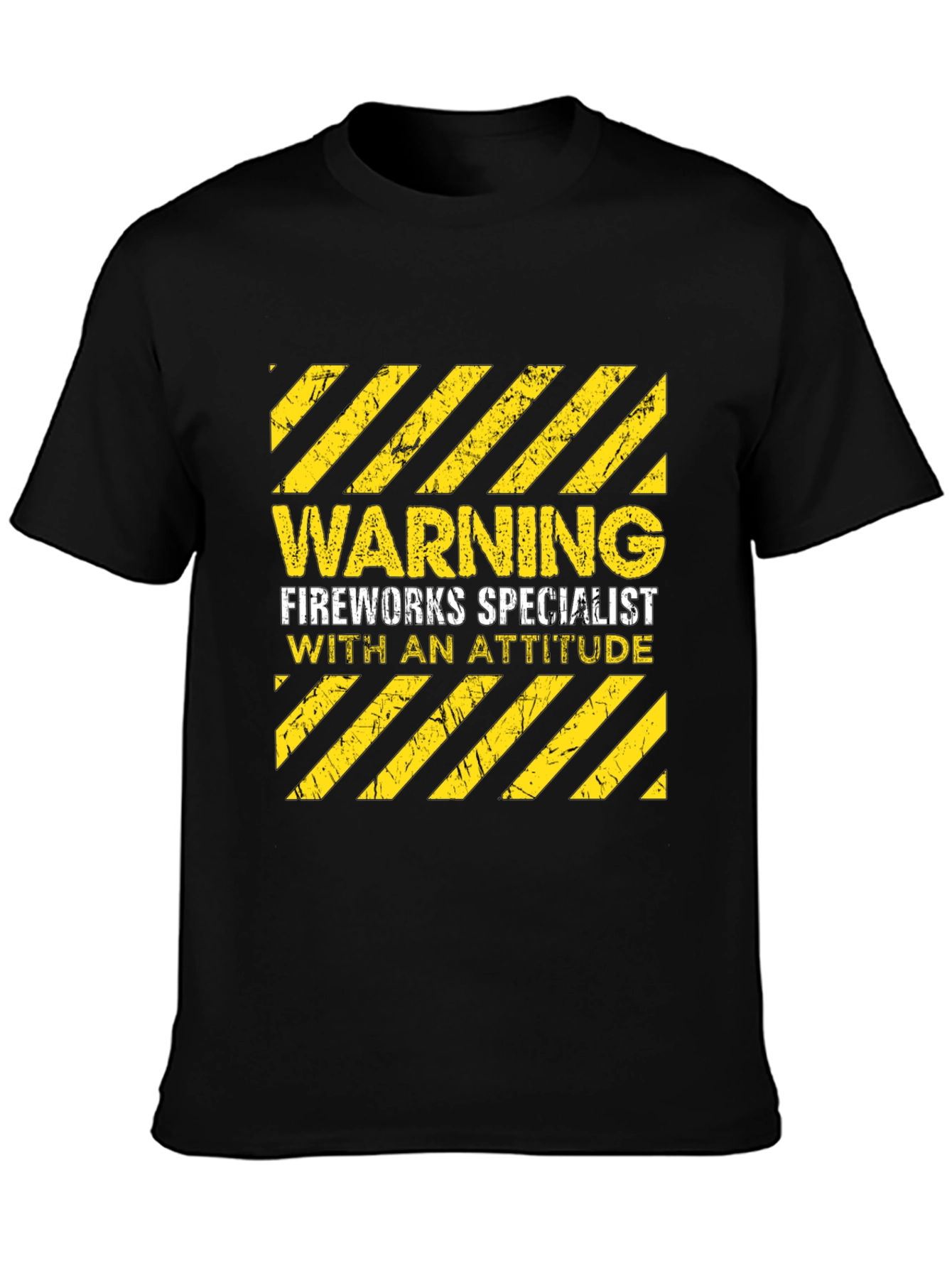 Warning Fireworks Specialist Graphic Tee