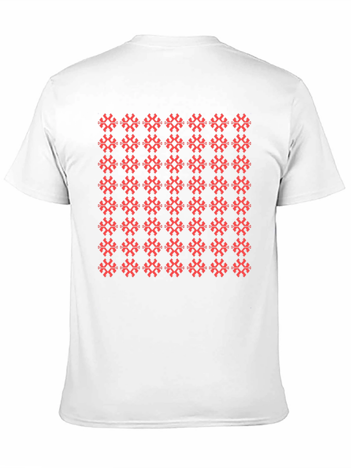 Patterned Black T-Shirt
