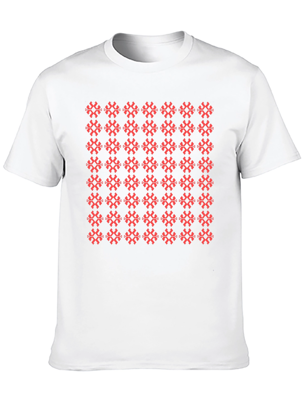 Patterned Black T-Shirt