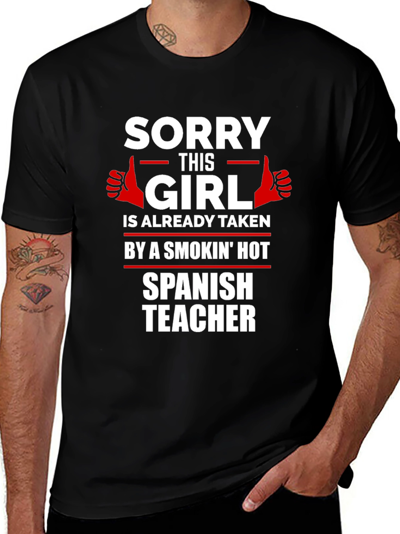 Funny Spanish Teacher Boyfriend T-Shirt