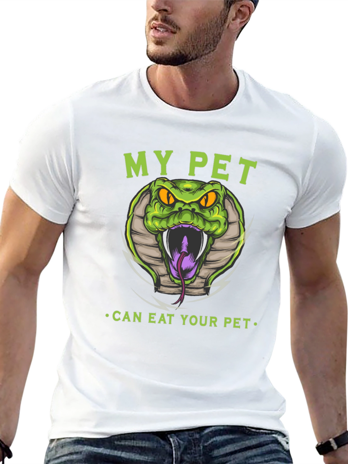 My Pet Snake Graphic T-Shirt - Eat Your Pet!