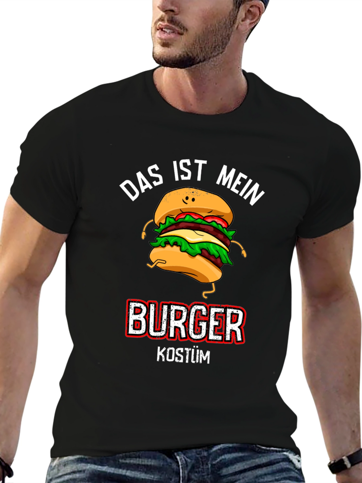 Das Ist Mein Burger Kostüm T-Shirt