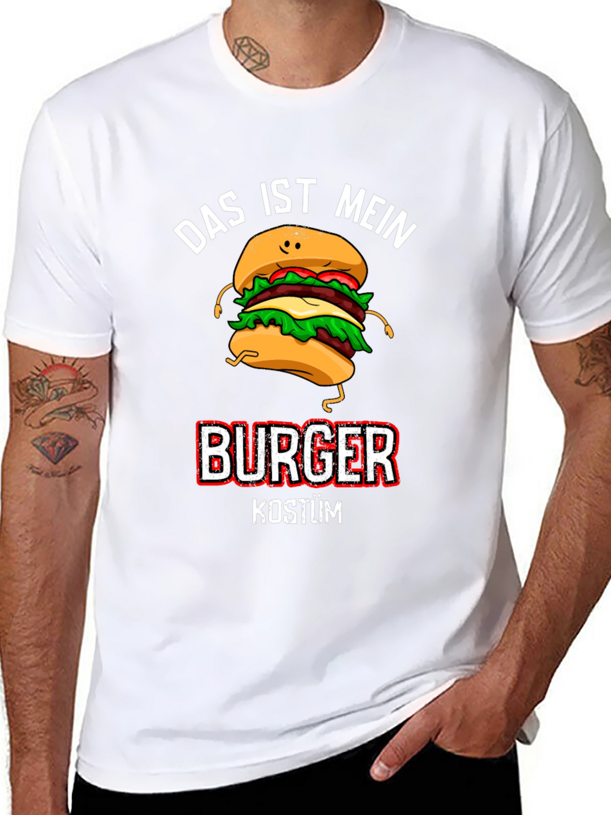 Das Ist Mein Burger Kostüm T-Shirt