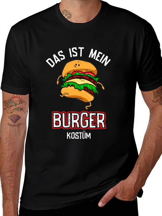 Das Ist Mein Burger Kostüm T-Shirt