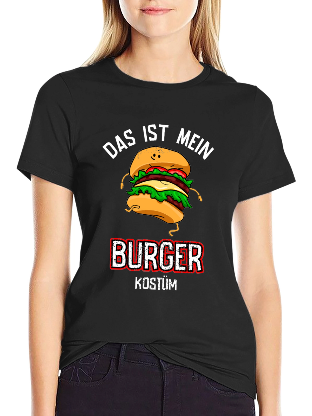 Das Ist Mein Burger Kostüm T-Shirt