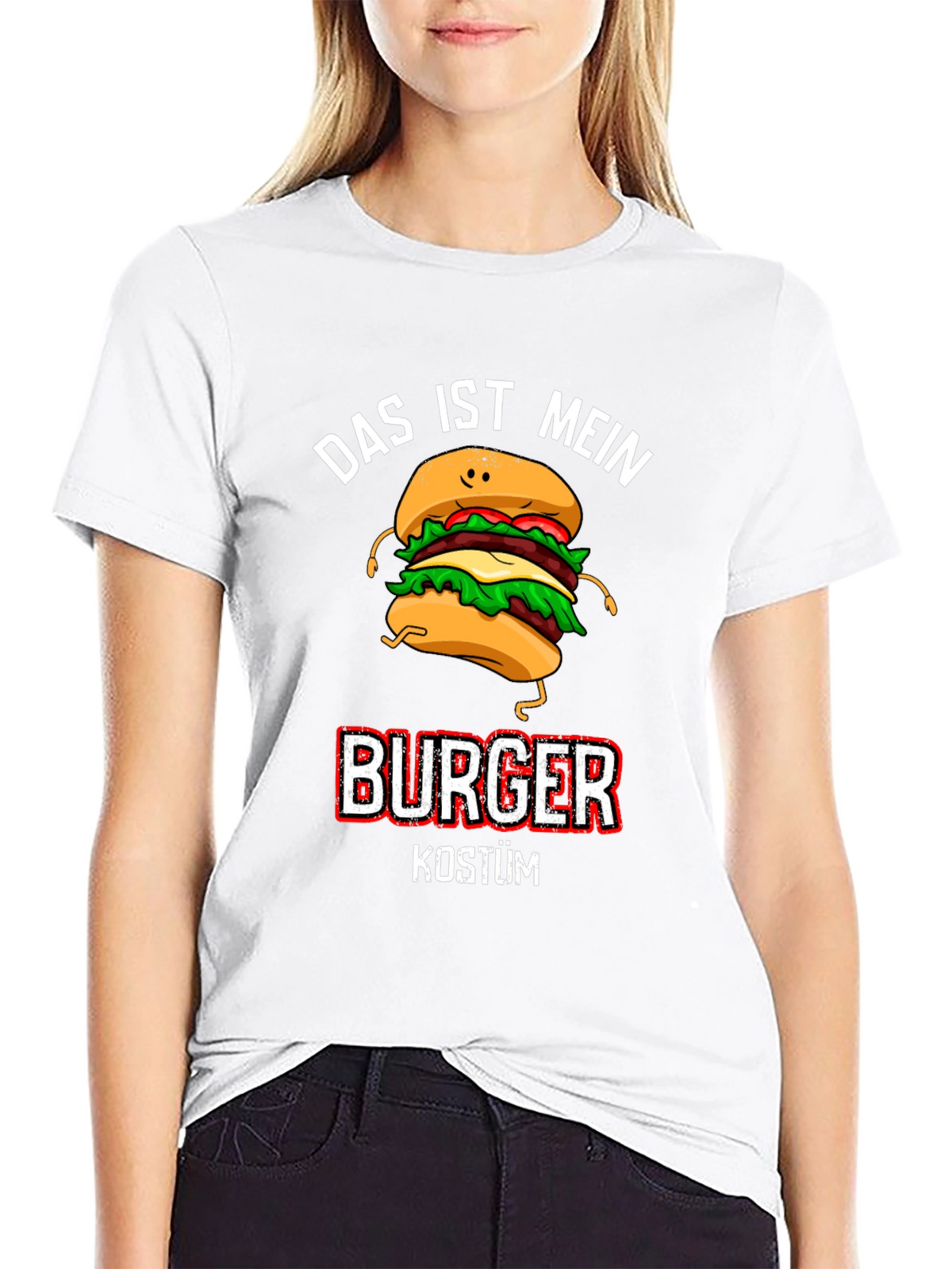 Das Ist Mein Burger Kostüm T-Shirt