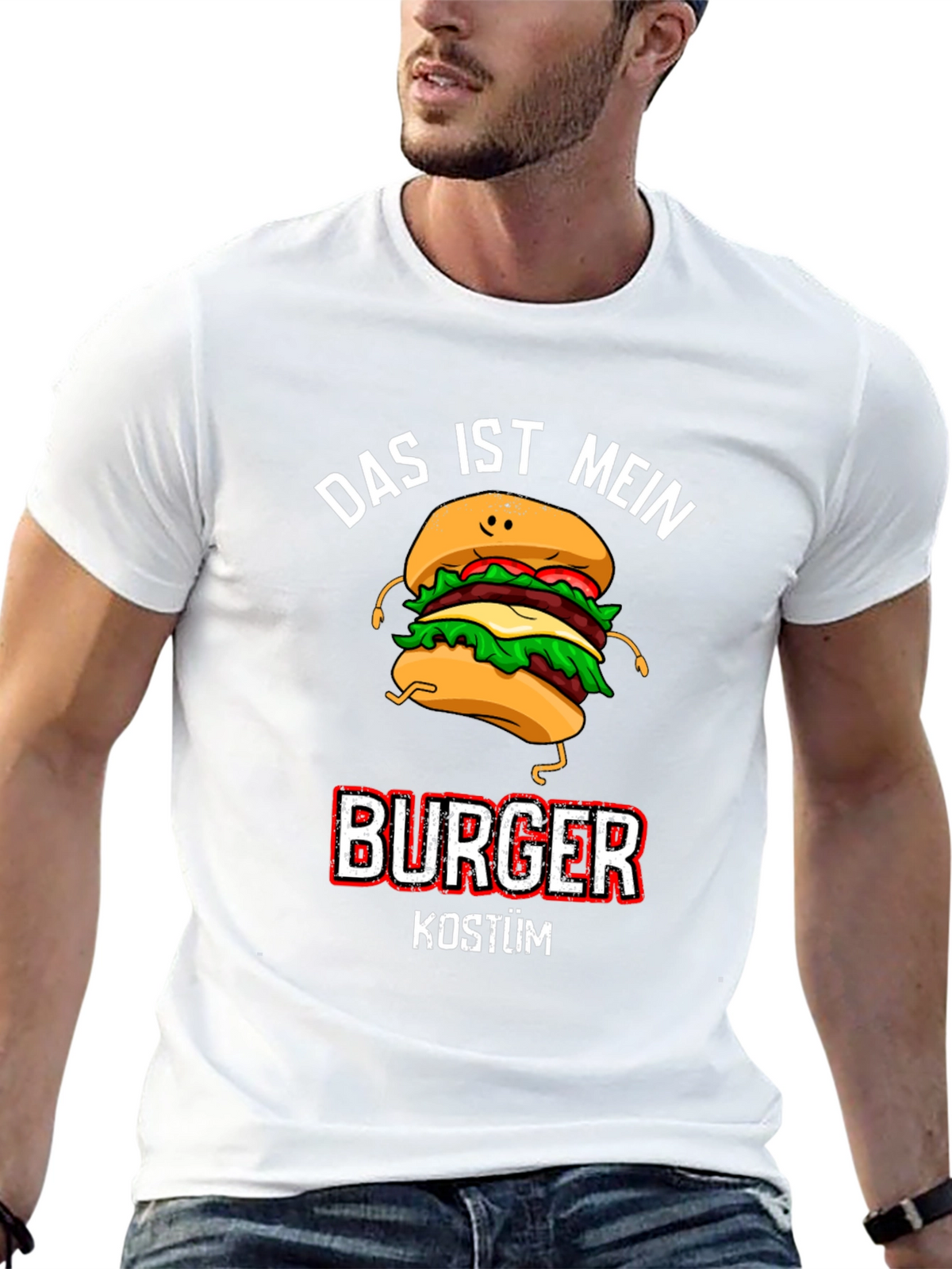 Das Ist Mein Burger Kostüm T-Shirt