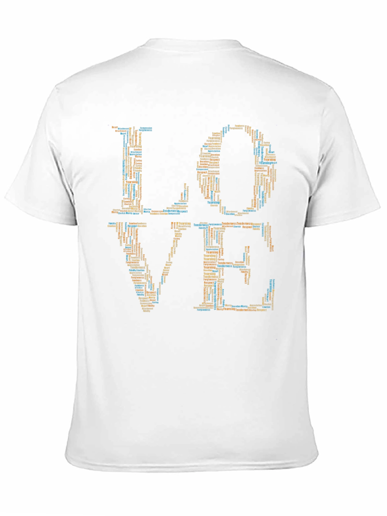 Word Art Love Graphic T-Shirt