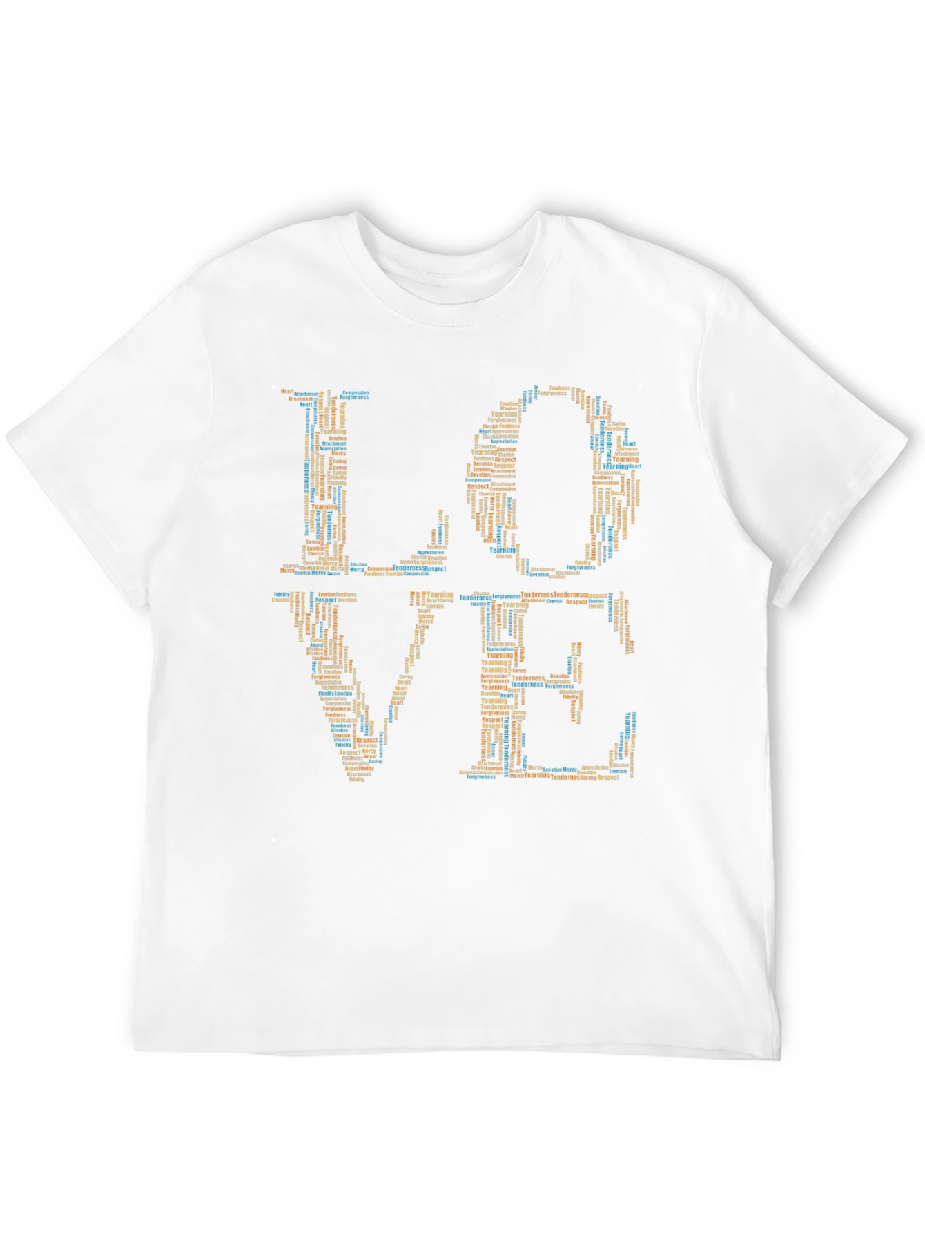 Word Art Love Graphic T-Shirt