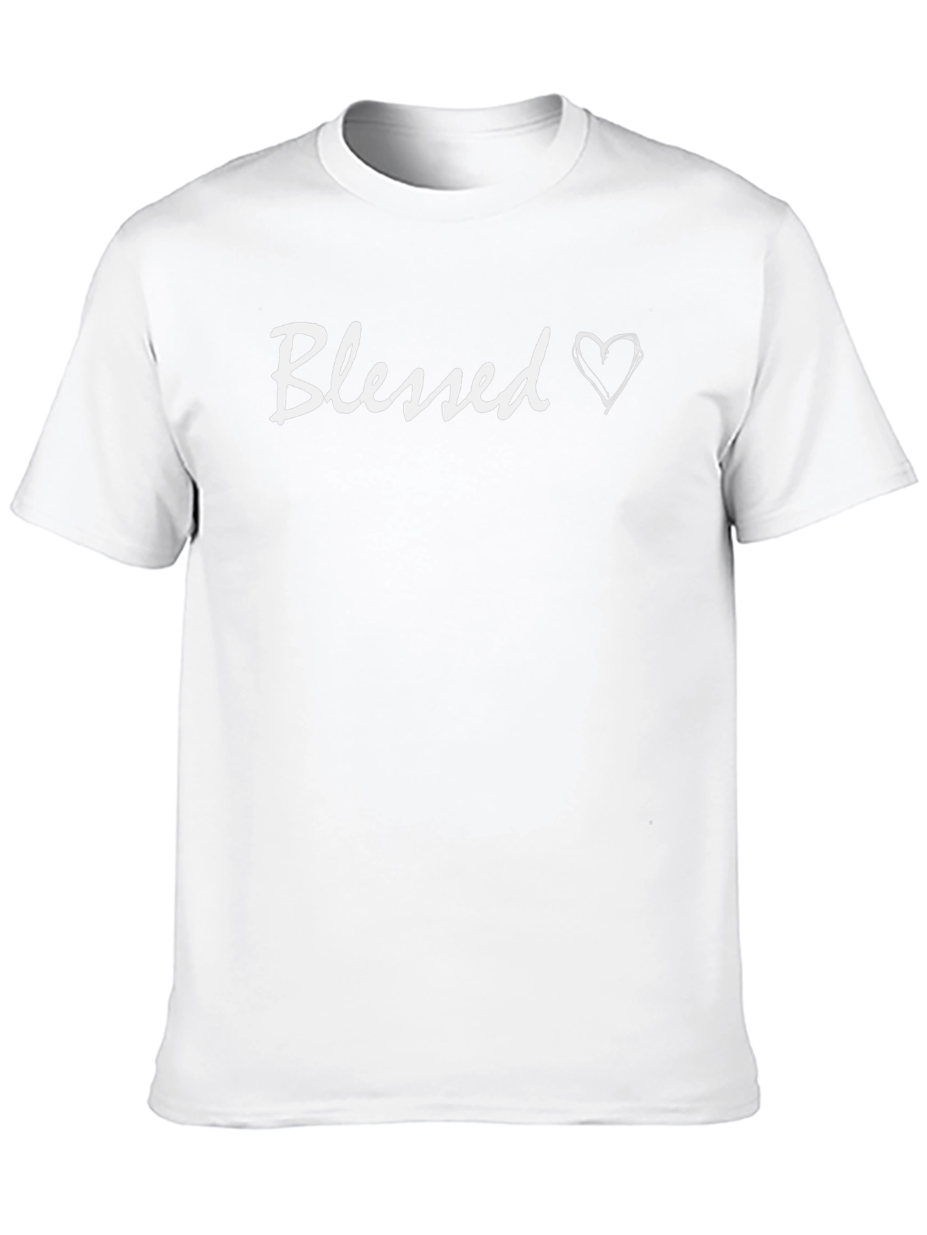 Blessed Heart Graphic T-Shirt - Casual Comfort
