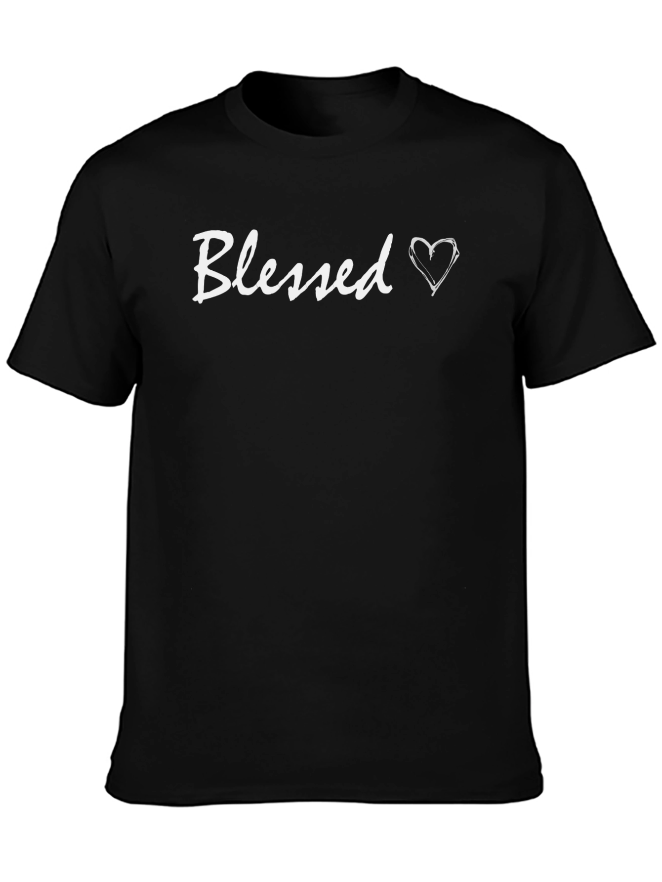 Blessed Heart Graphic T-Shirt - Casual Comfort