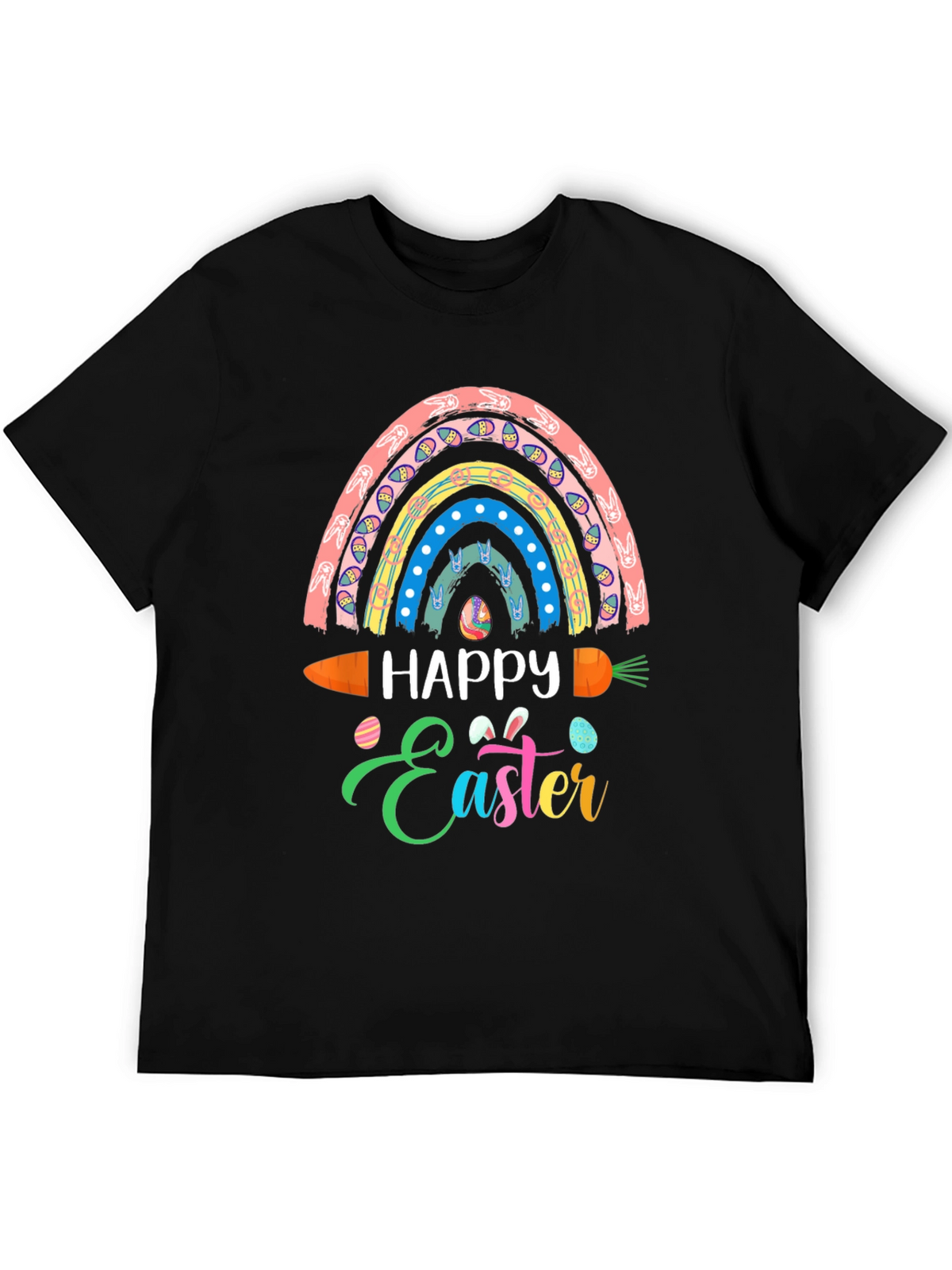Happy Easter Rainbow Carrot T-Shirt