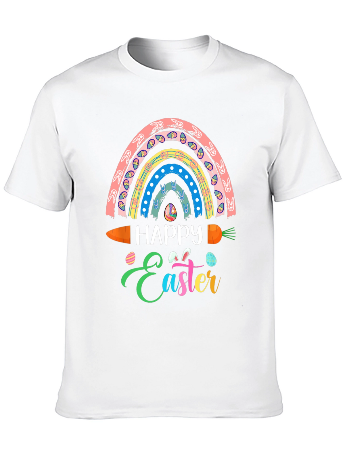 Happy Easter Rainbow Carrot T-Shirt
