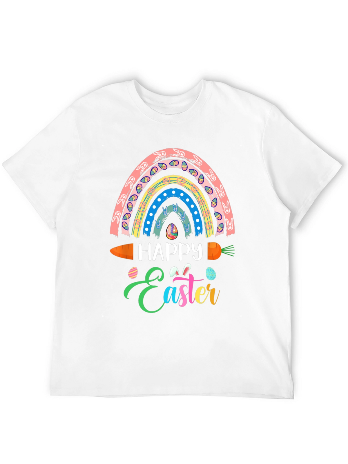 Happy Easter Rainbow Carrot T-Shirt