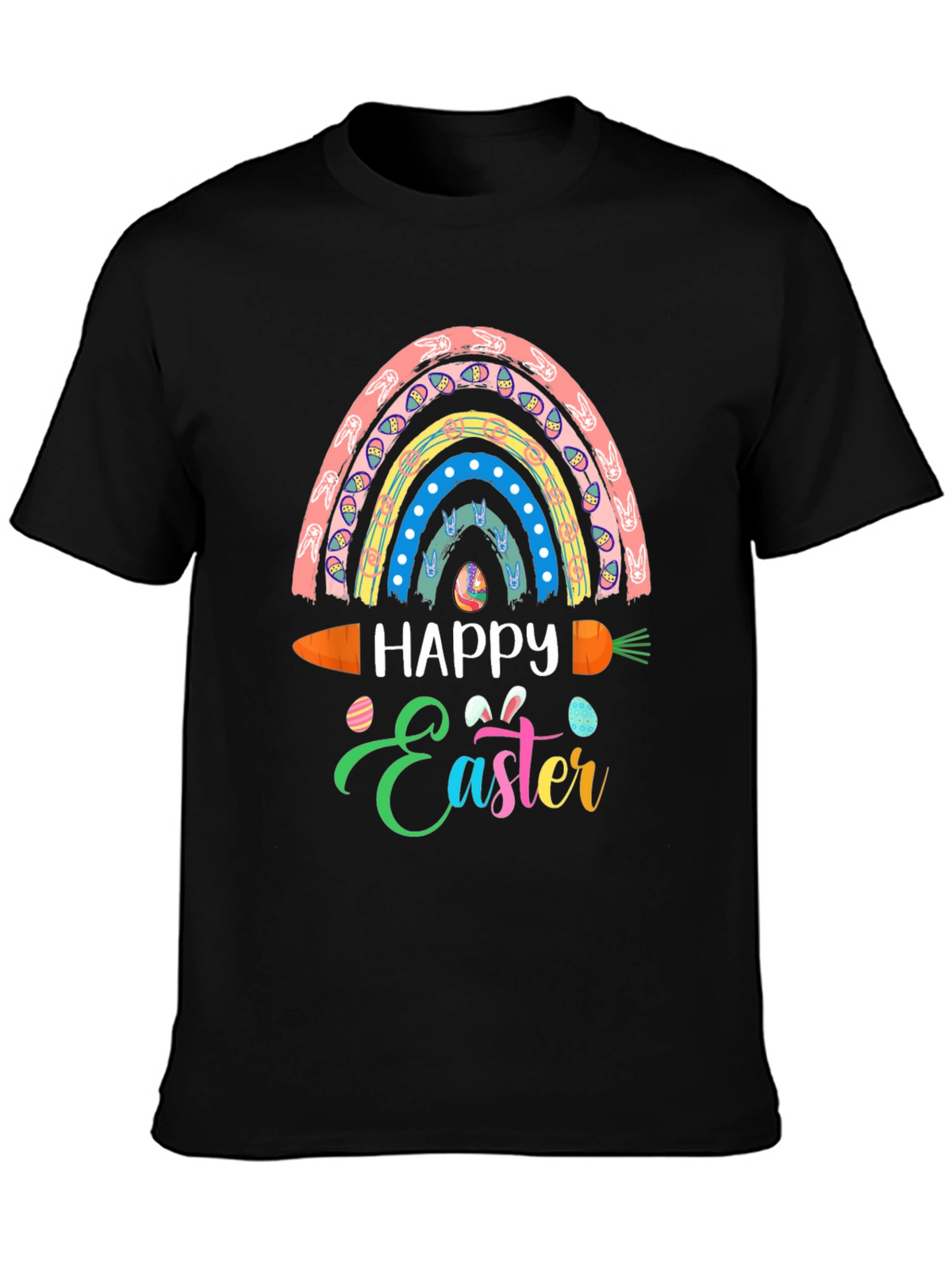 Happy Easter Rainbow Carrot T-Shirt