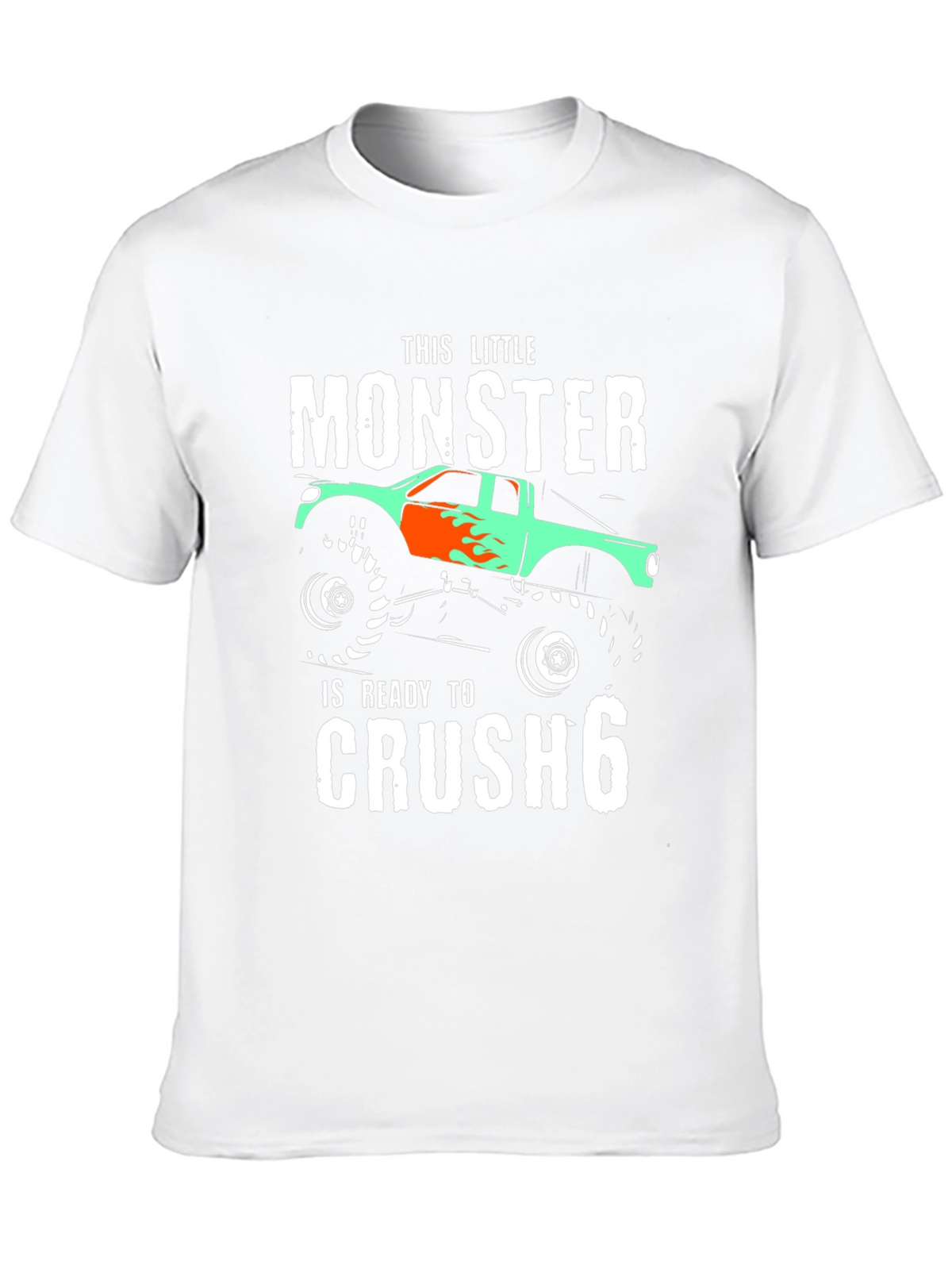 Monster Truck Birthday T-Shirt - Ready to Crush 6