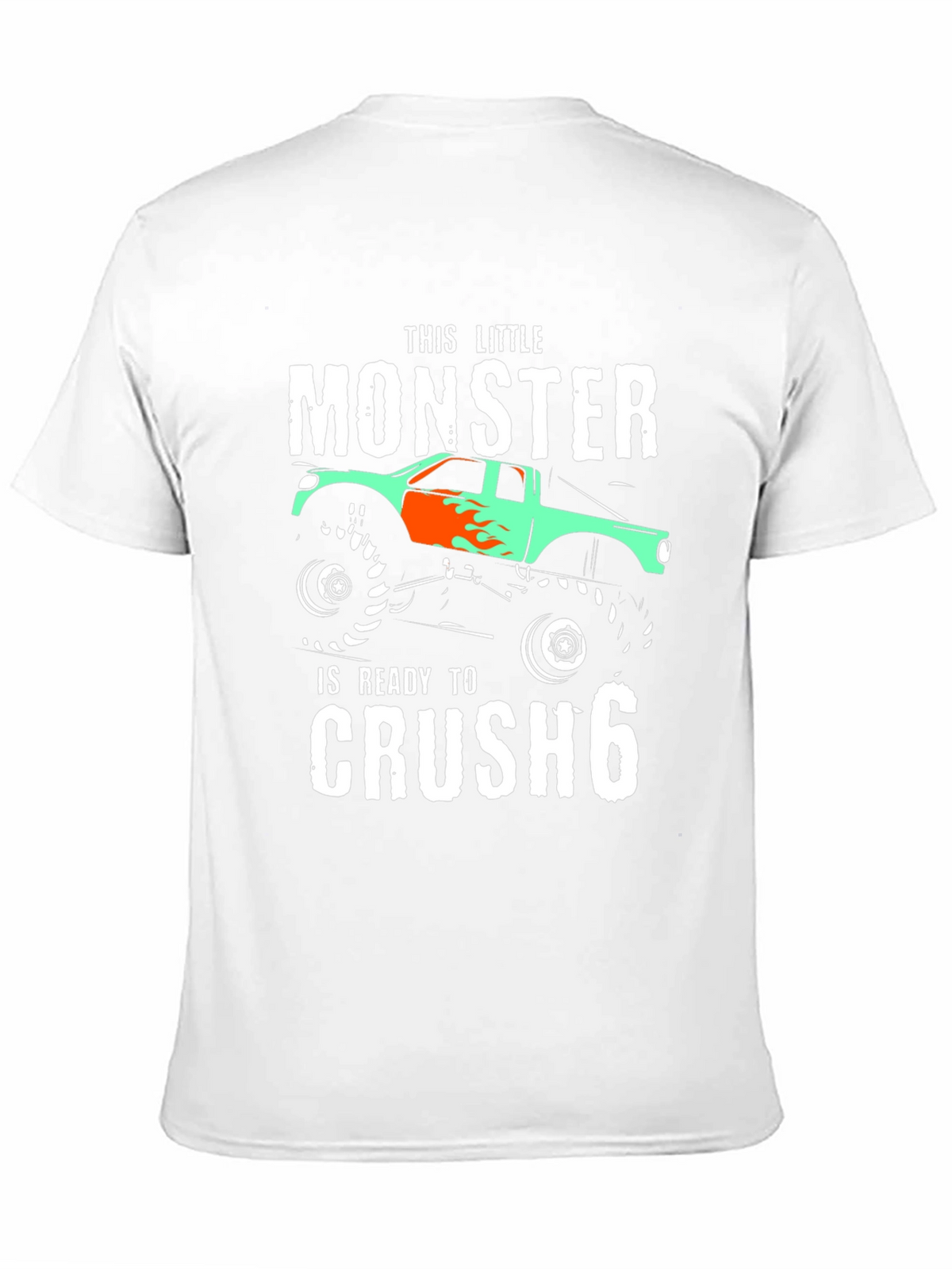 Monster Truck Birthday T-Shirt - Ready to Crush 6